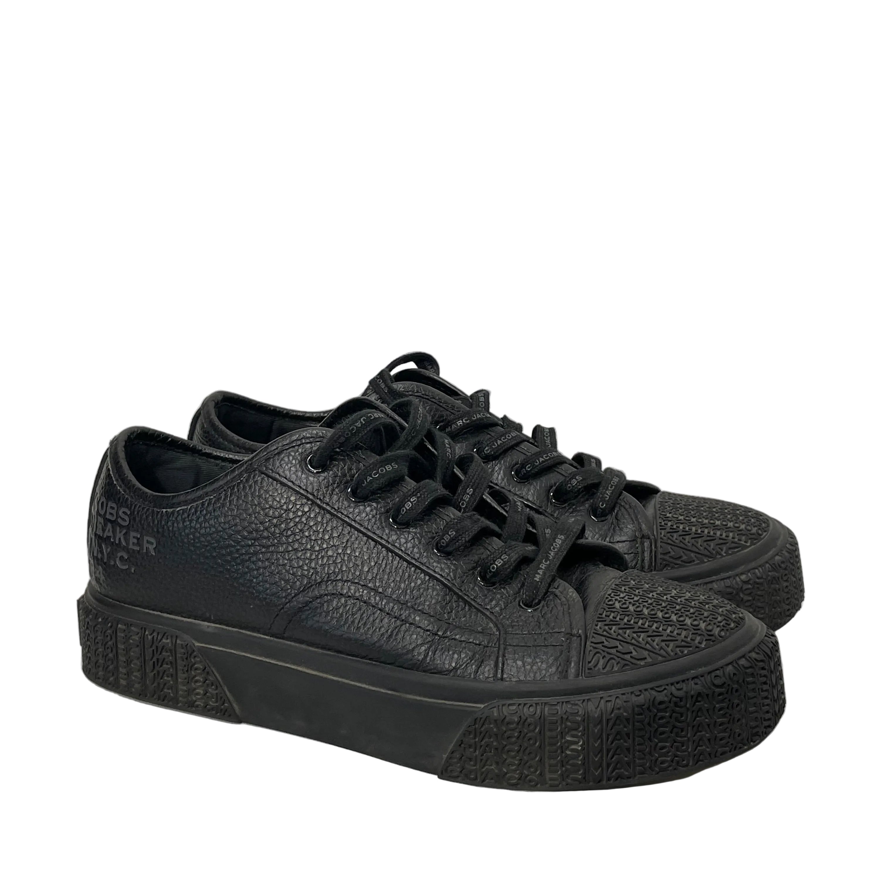 MARC JACOBS/Low-Sneakers/EU 41/Leather/BLK/The Leather Sneaker view 1