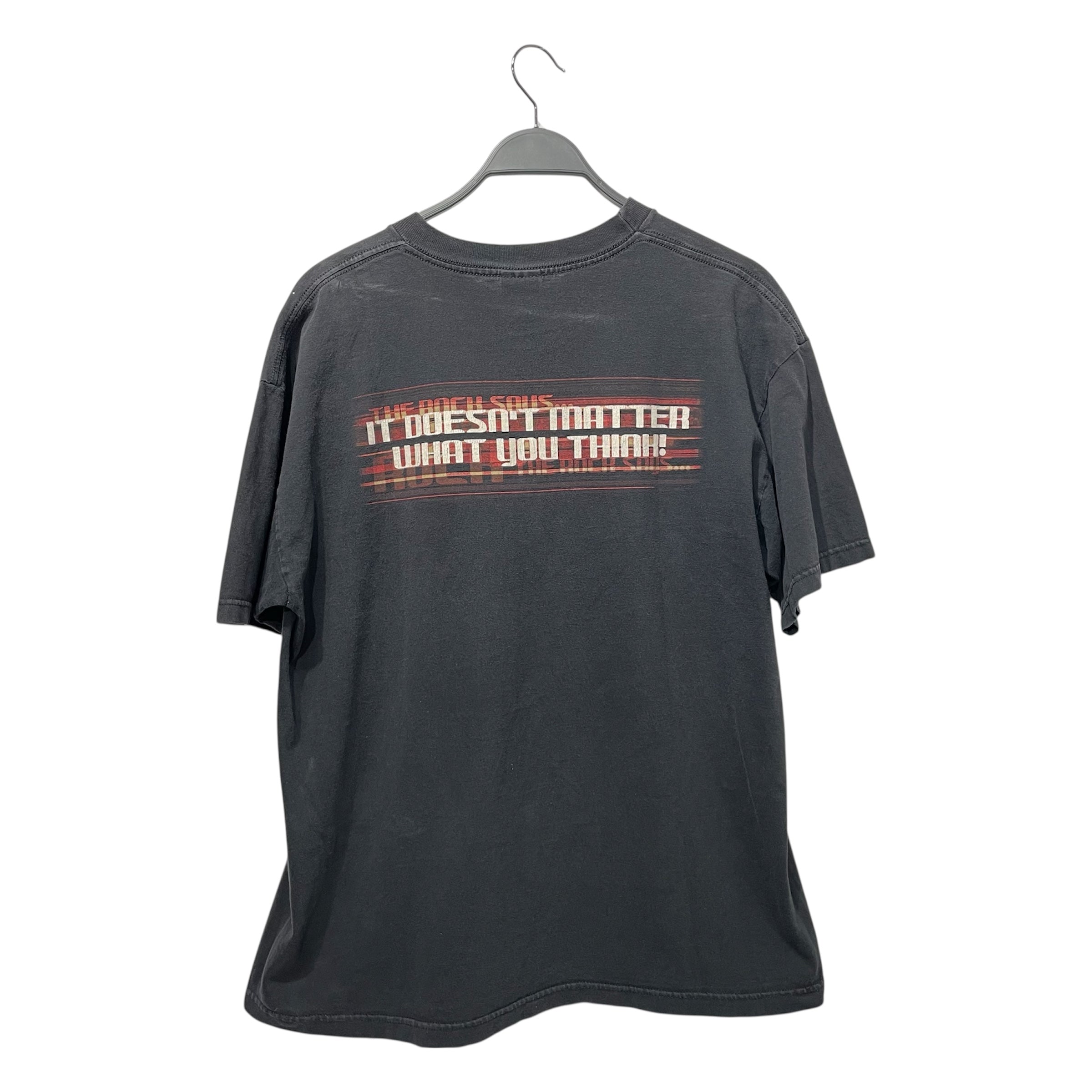 Vintage/T-Shirt/XL/Cotton/BLK/Graphic/DO YOU SMELL WHAT THE ROCK IS view 2