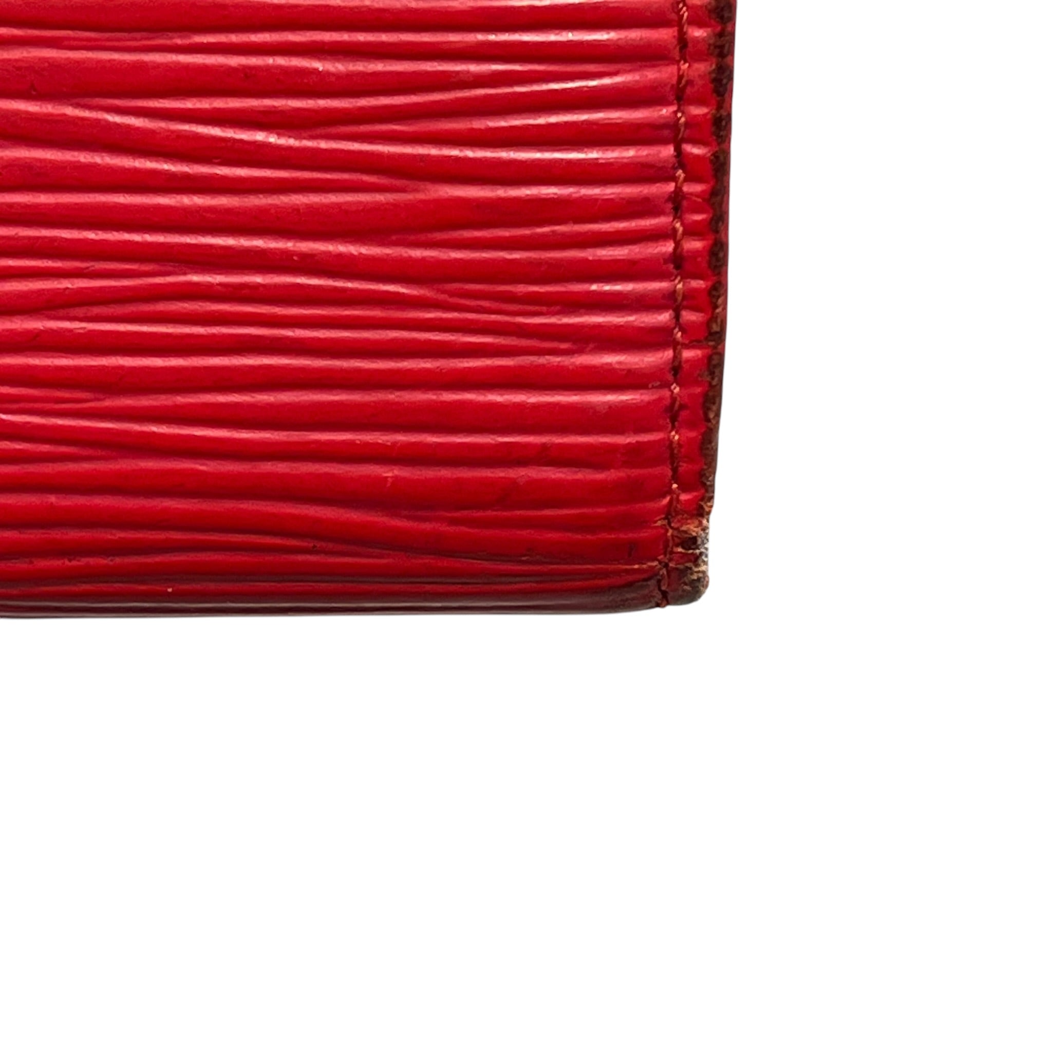 LOUIS VUITTON/Leather/RED/L's/RED EPI LEATHER KEY HOLDER view 12