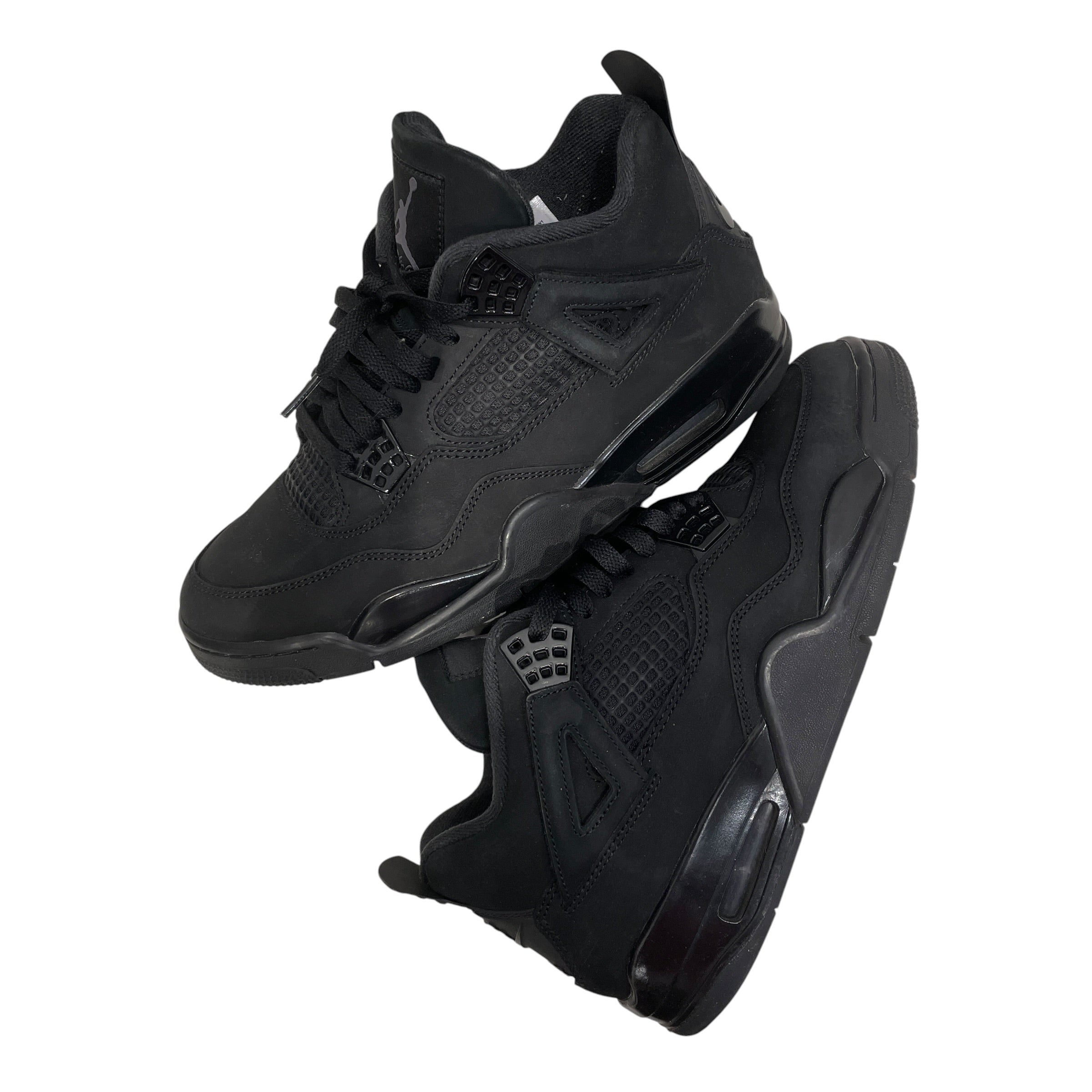 JORDAN BRAND/Hi-Sneakers/US 9.5/Cotton/BLK/BLACKCAT view 4