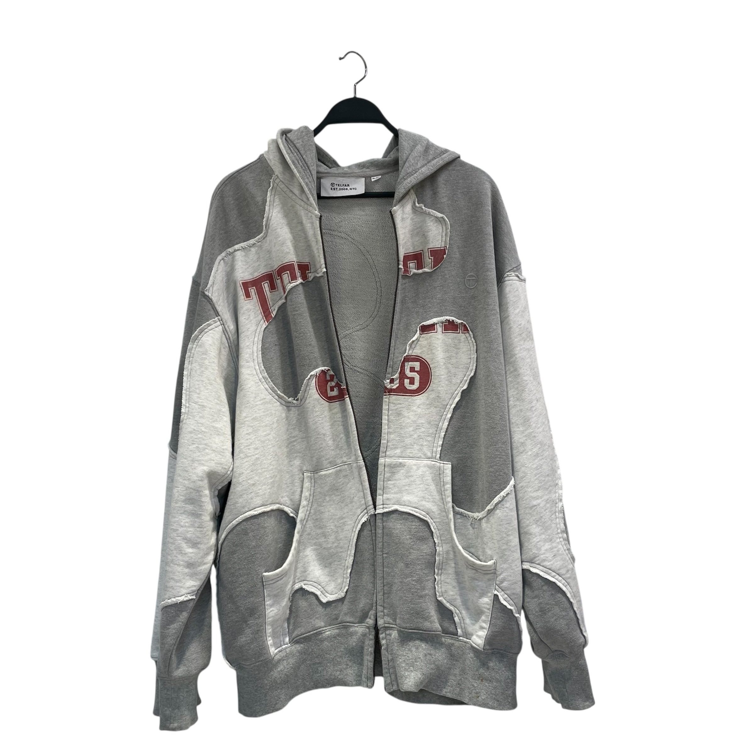 Telfar/Hoodie/XL/Cotton/GRY/PATCH WORK CAMO view 1