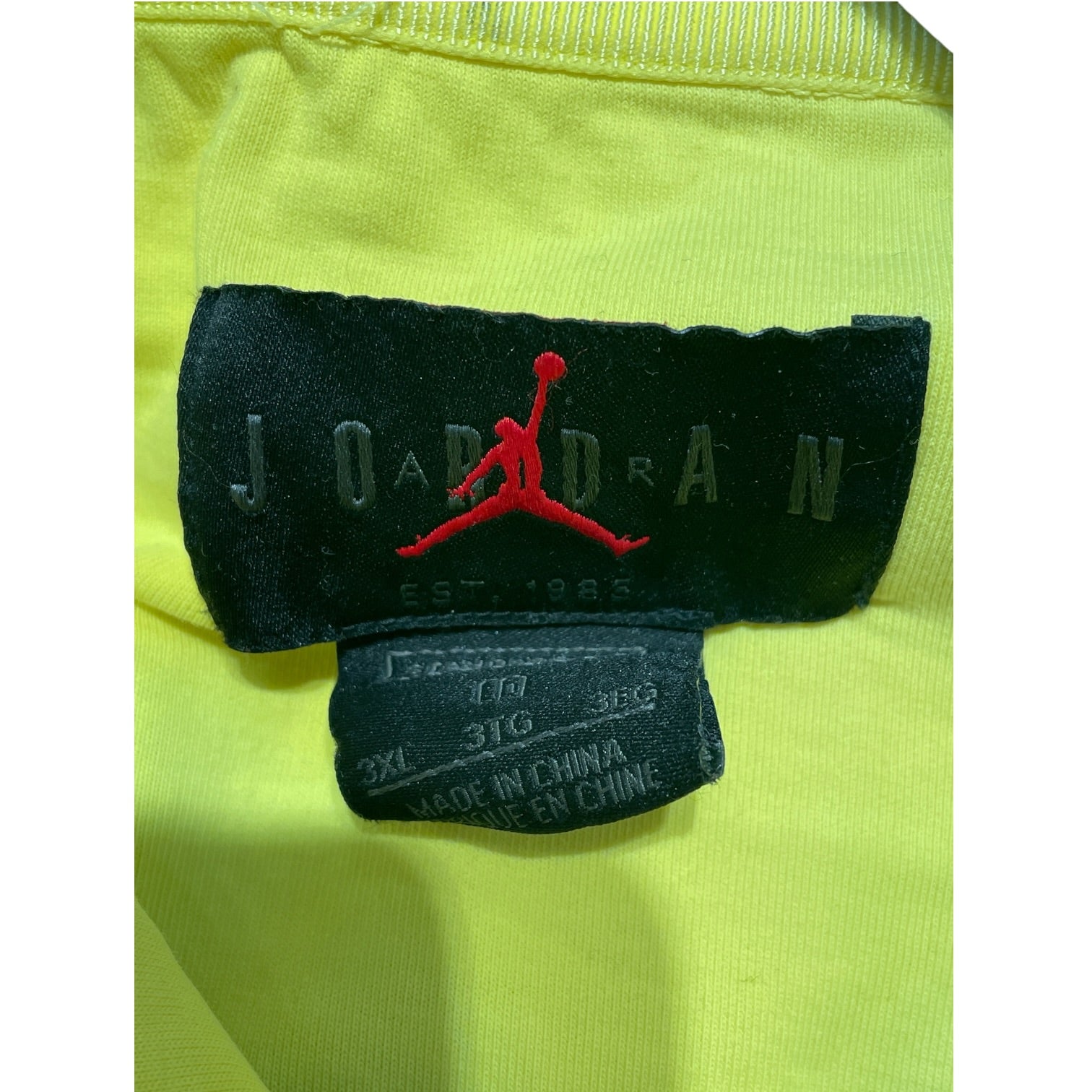 JORDAN BRAND/Hoodie/XXXL/Cotton/YEL/ view 3