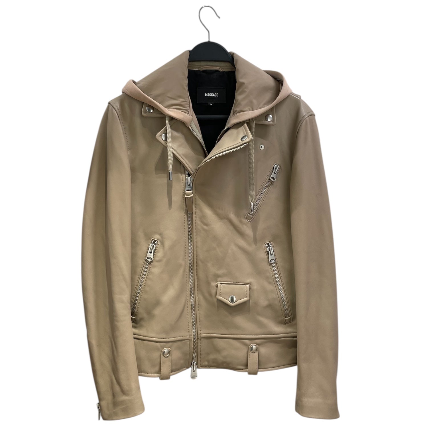 MACKAGE/Leather Jkt/16.5/Lambskin/CRM/Double Breasted/5110000278/MAGNUS-CN view 1