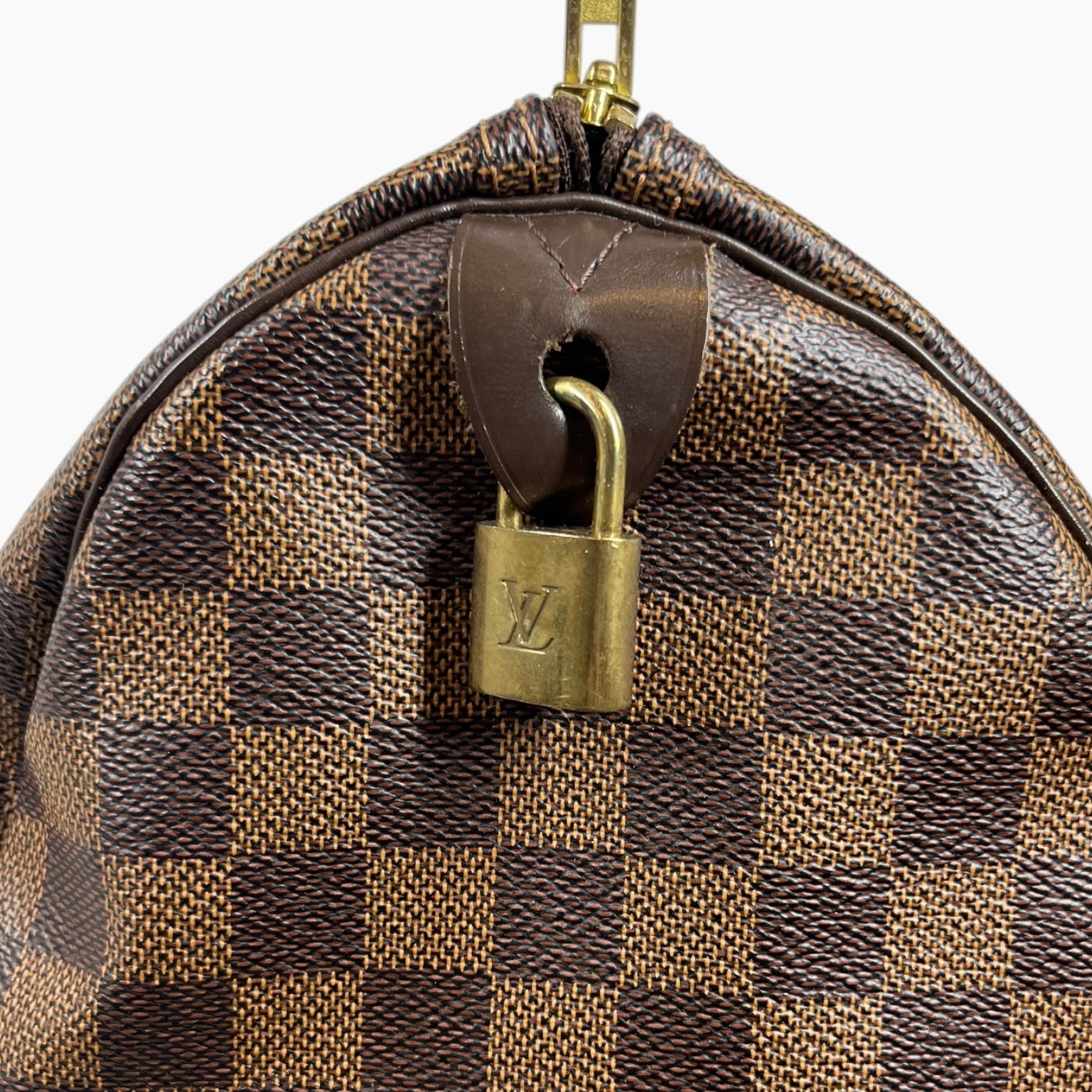 LOUIS VUITTON/Hand Bag/Monogram/Leather/BRW/damier eben speedy 30 view 3