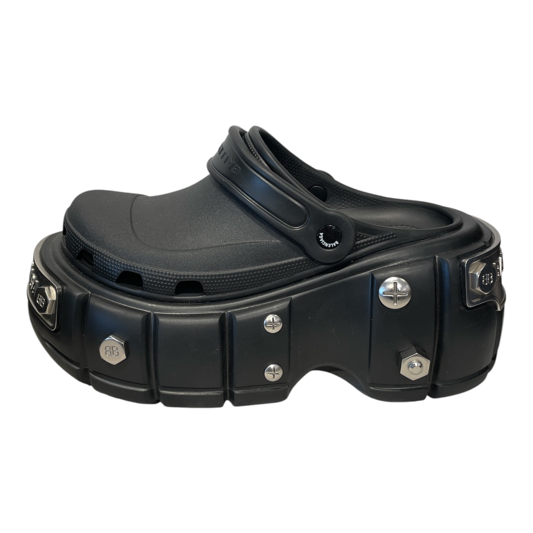 BALENCIAGA/crocs/Sandals/EU 42/BLK/NWT HARDCROC view 4
