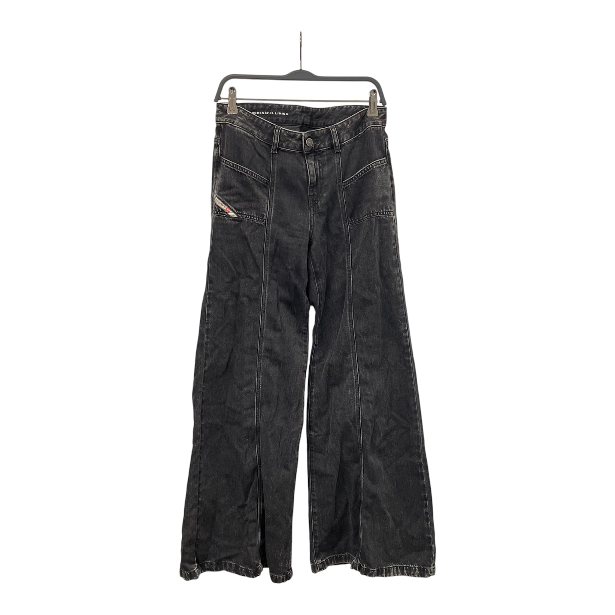 DIESEL/Bottoms/Denim/BLK/FLARED view 1