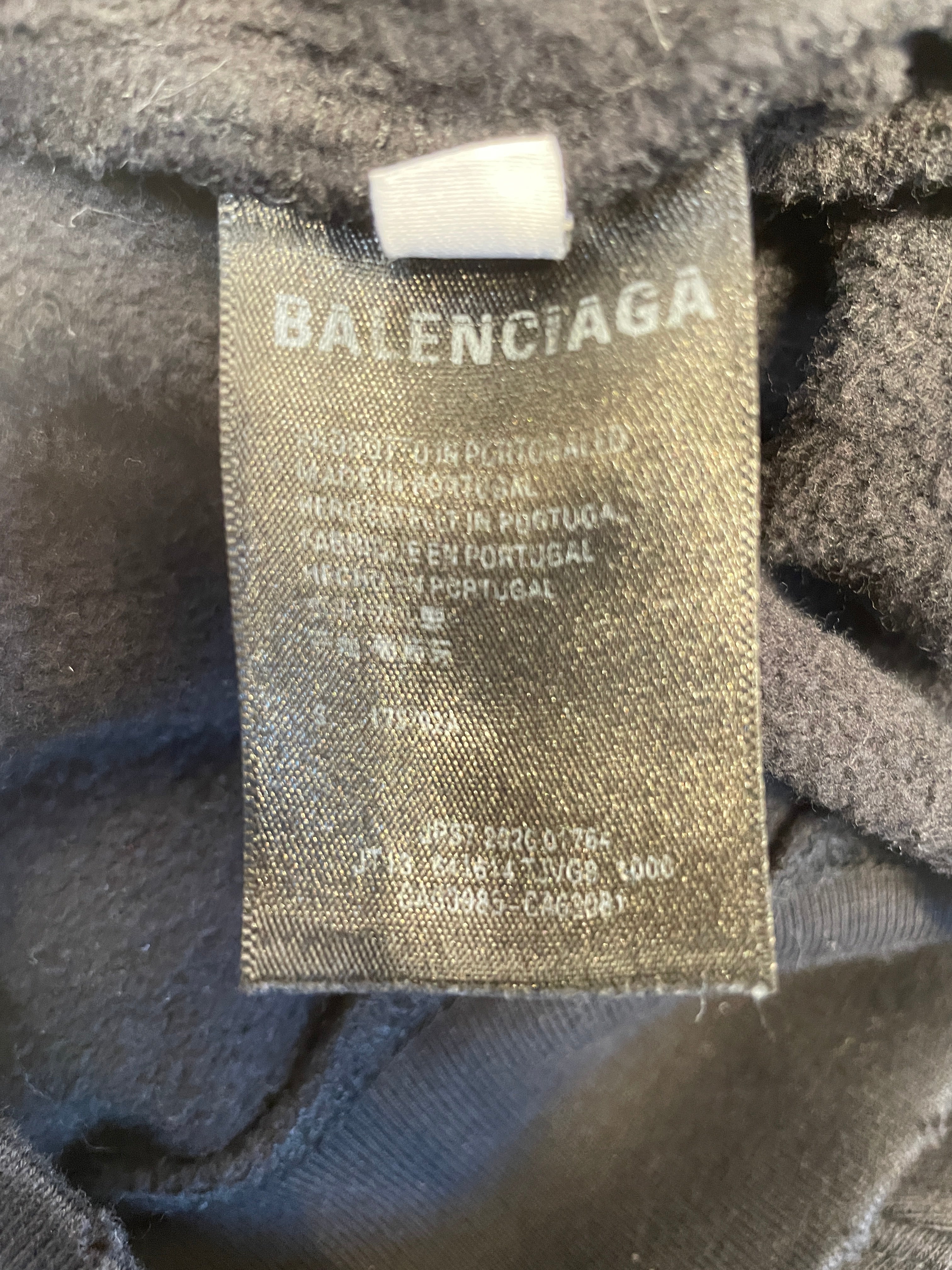 BALENCIAGA/Hoodie/S/Cotton/BLK/ view 4