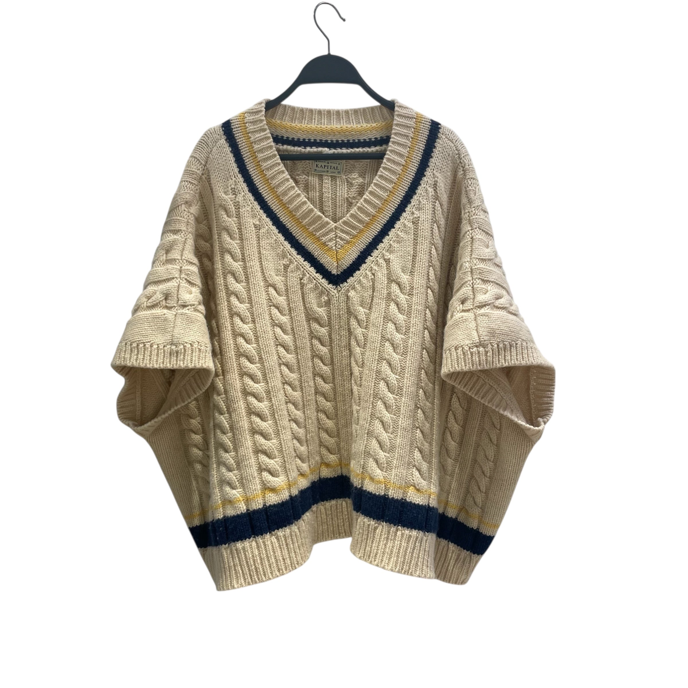 KAPITAL/Heavy Sweater/Wool/CRM/KAPITAL WOOL SWEATER view 1