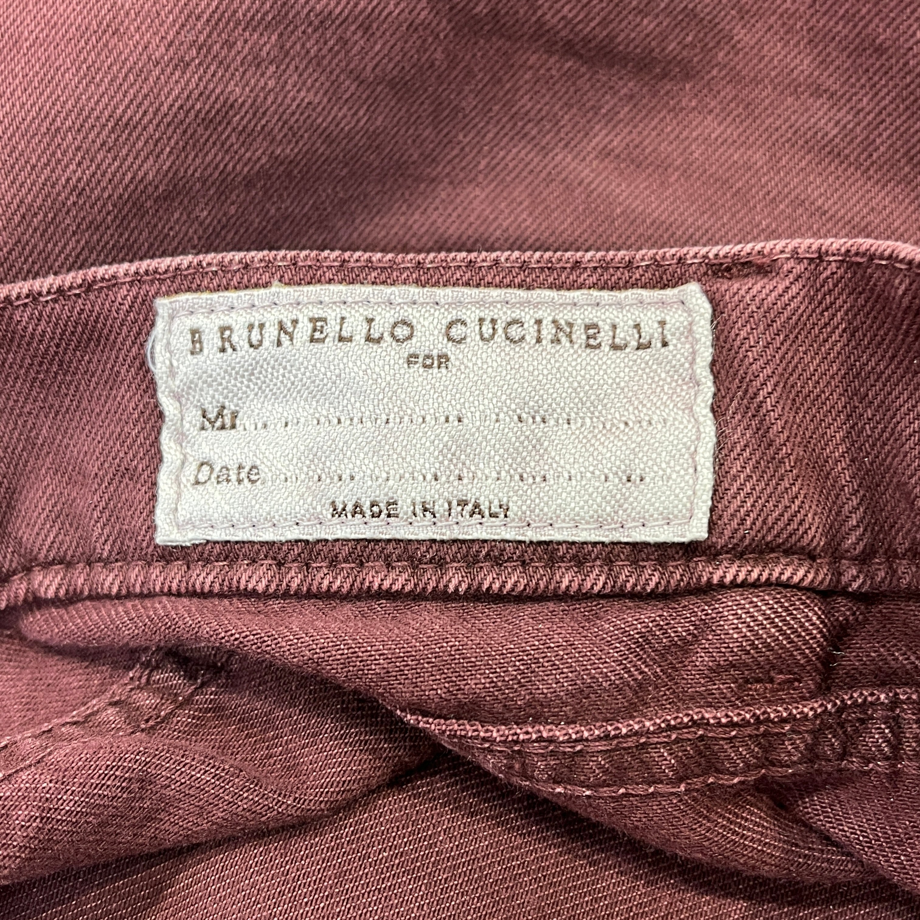 BRUNELLO CUCINELLI/Straight Pants/52/Denim/BRD/ view 4