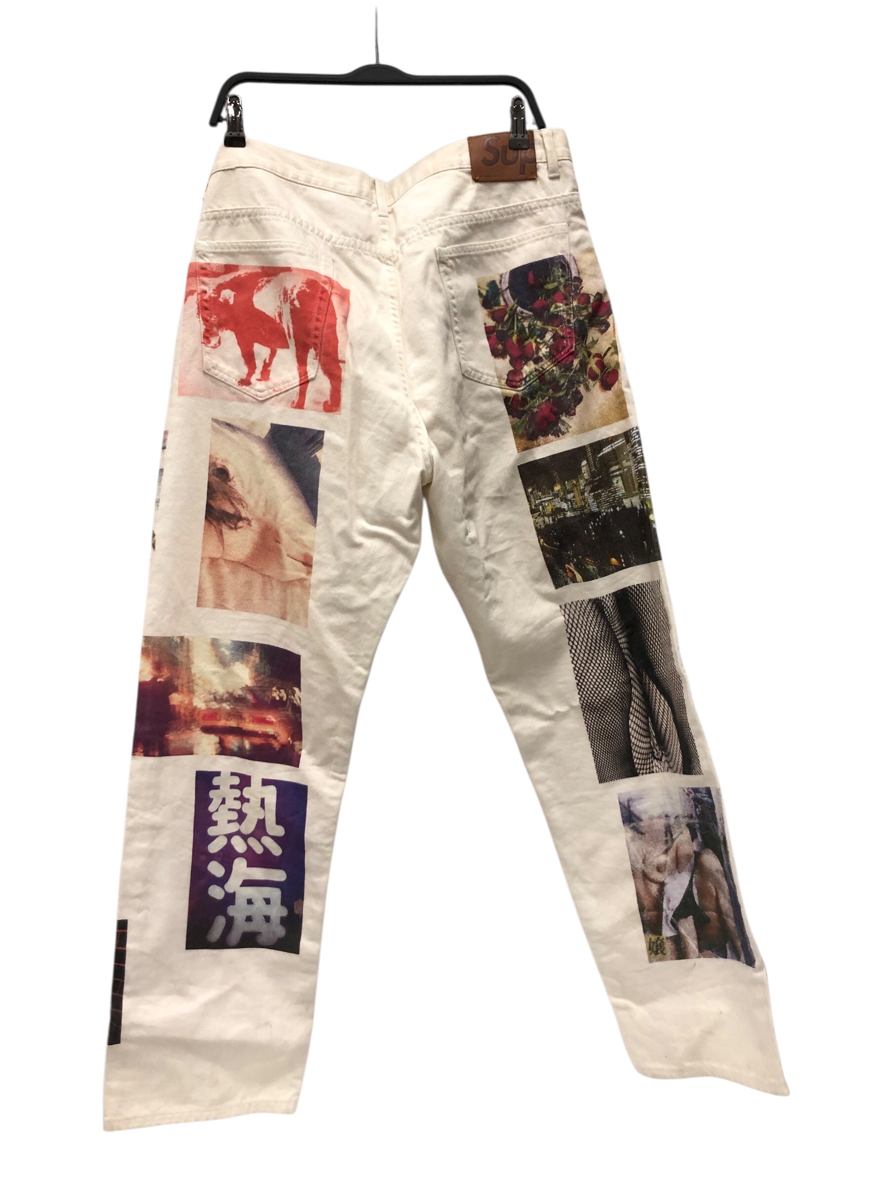 Supreme/Pants/36/Cotton/WHT/All Over Print/DAIDO MORIYAMA PRINT view 2