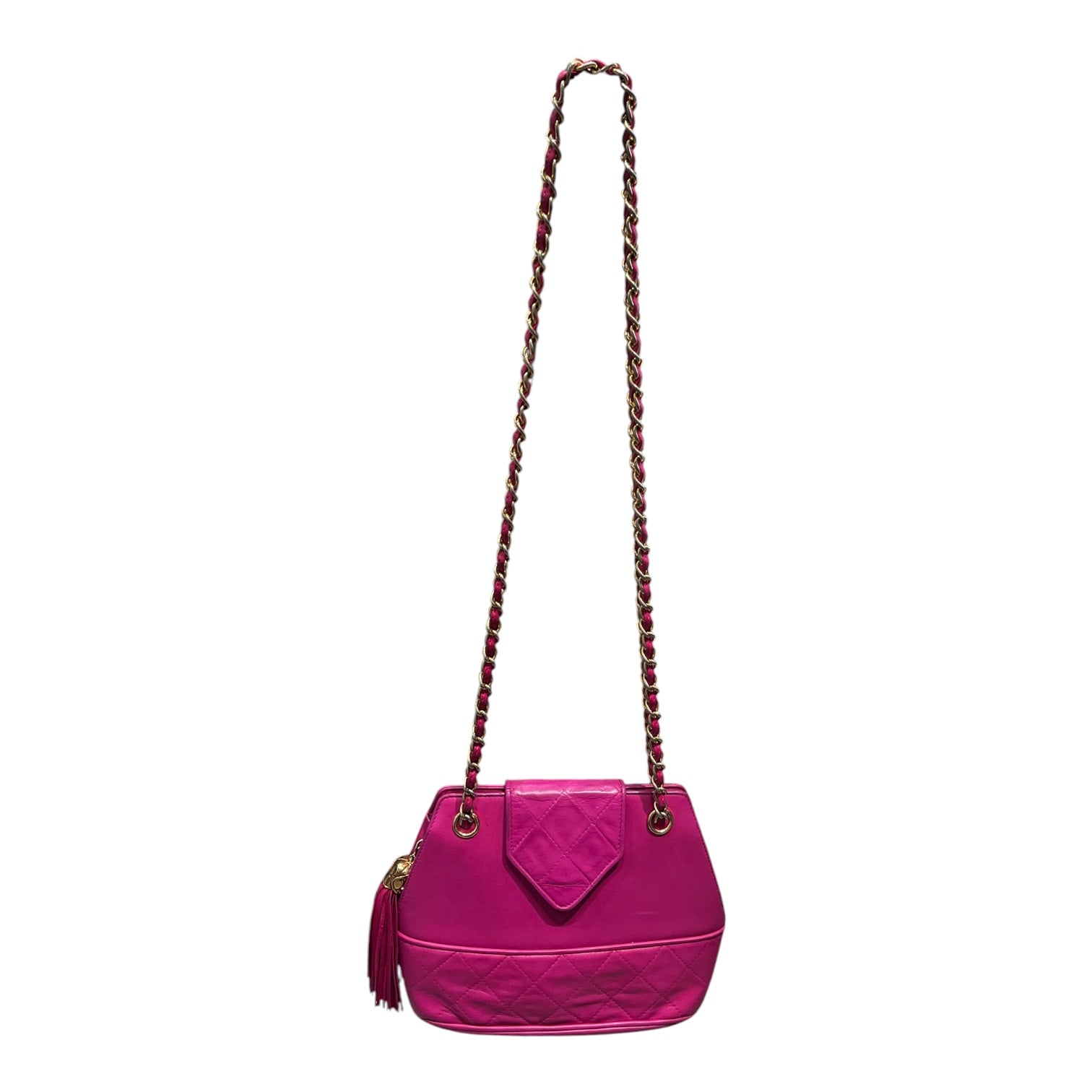 CHANEL/Bag/Leather/PNK/TASSLE KEYCHAIN view 1
