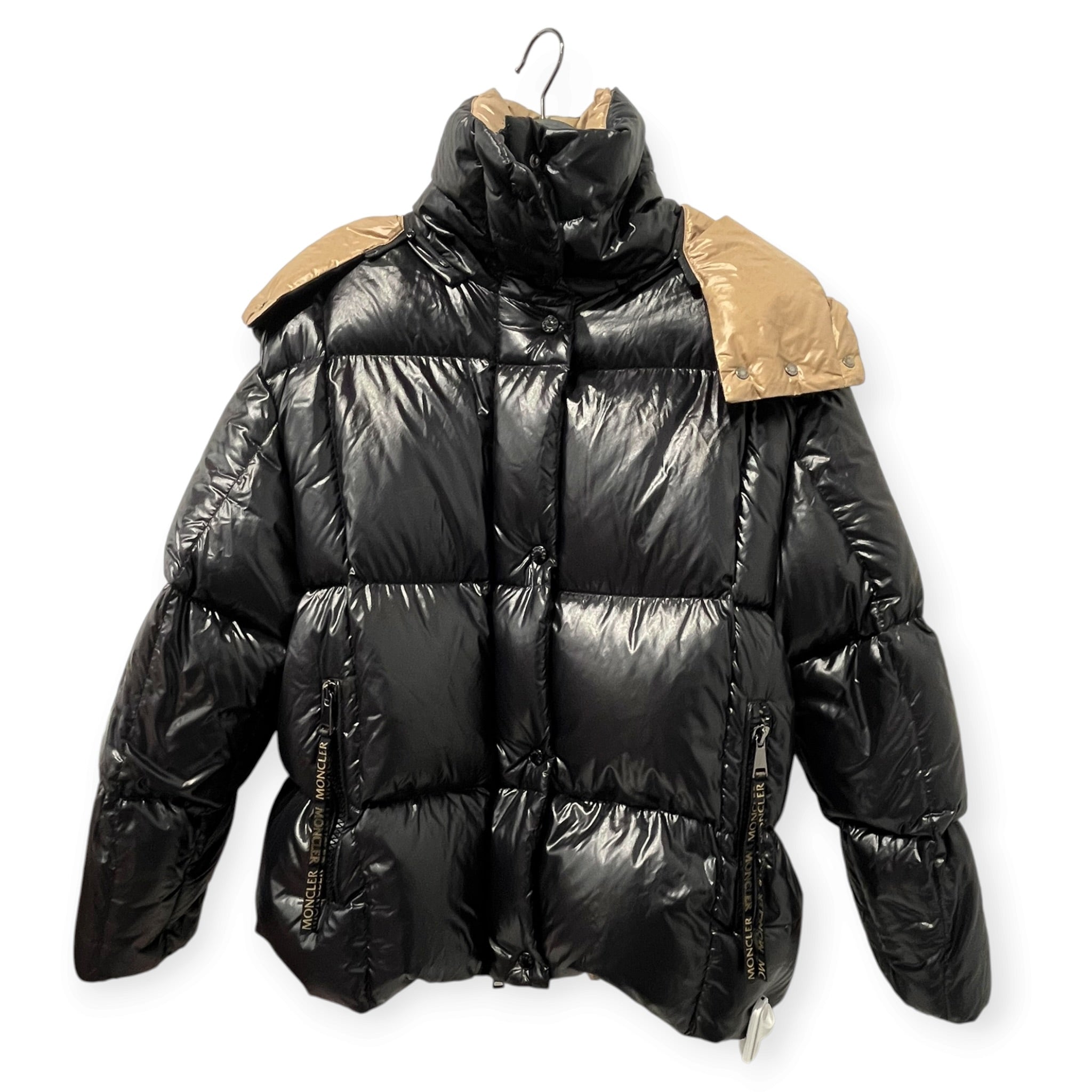 MONCLER/Puffer Jkt/3/Nylon/BLK/HOODED DOWN COAT view 1