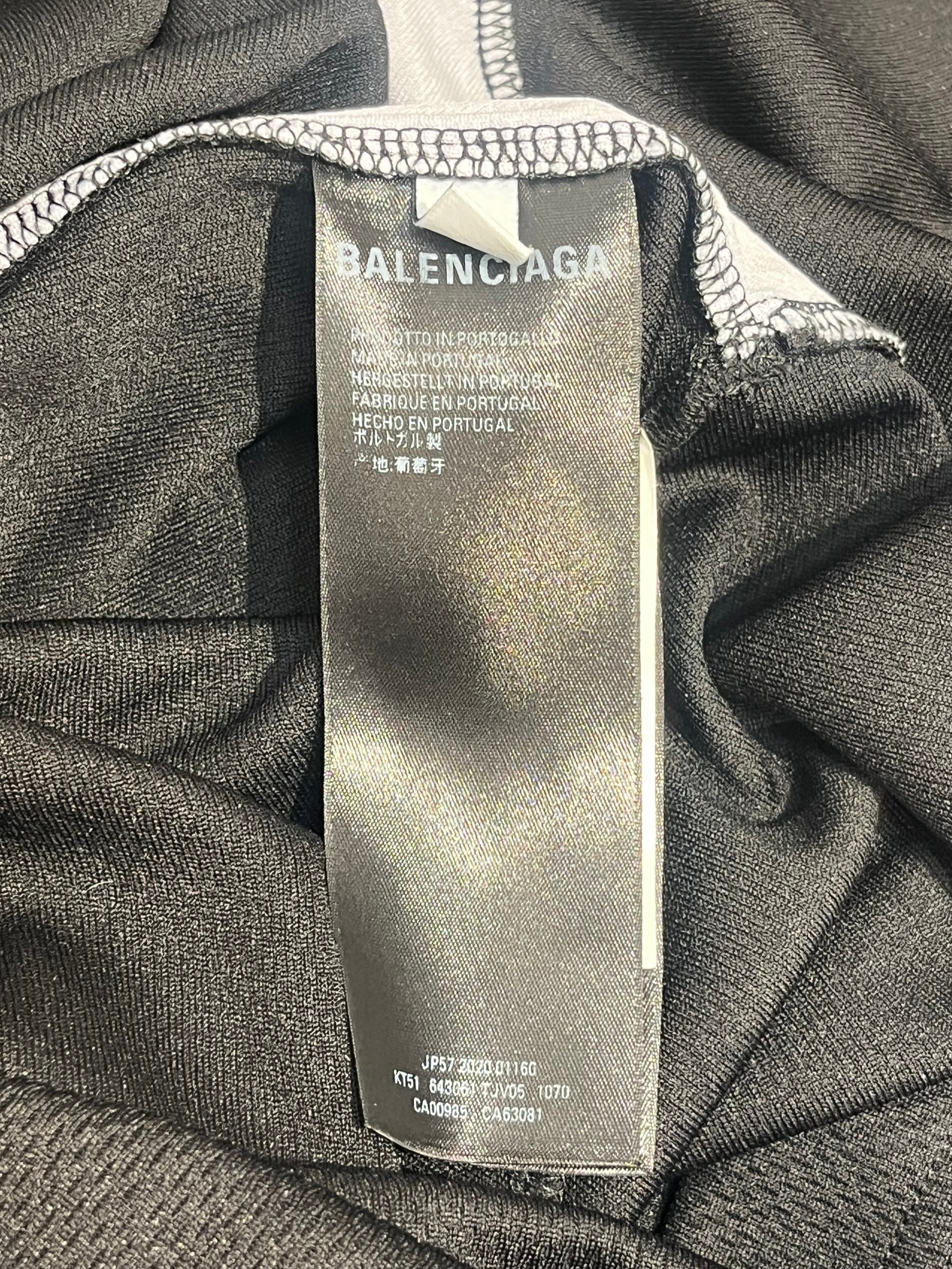 BALENCIAGA/T-Shirt/XL/BLK/SOCCER JERSEY view 4