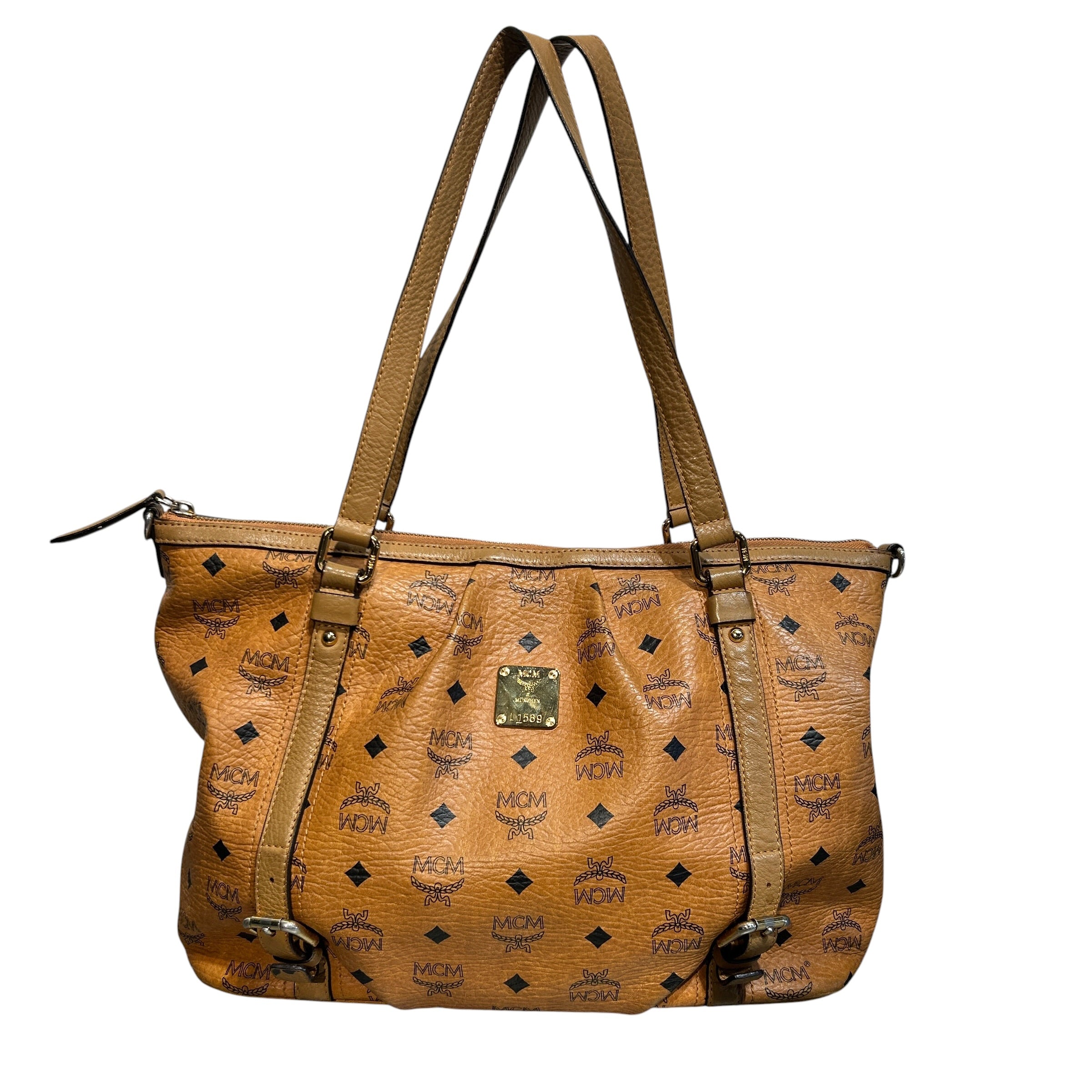 MCM/Tote Bag/Monogram/Leather/CML/SHOULDER TOTE BAG view 1