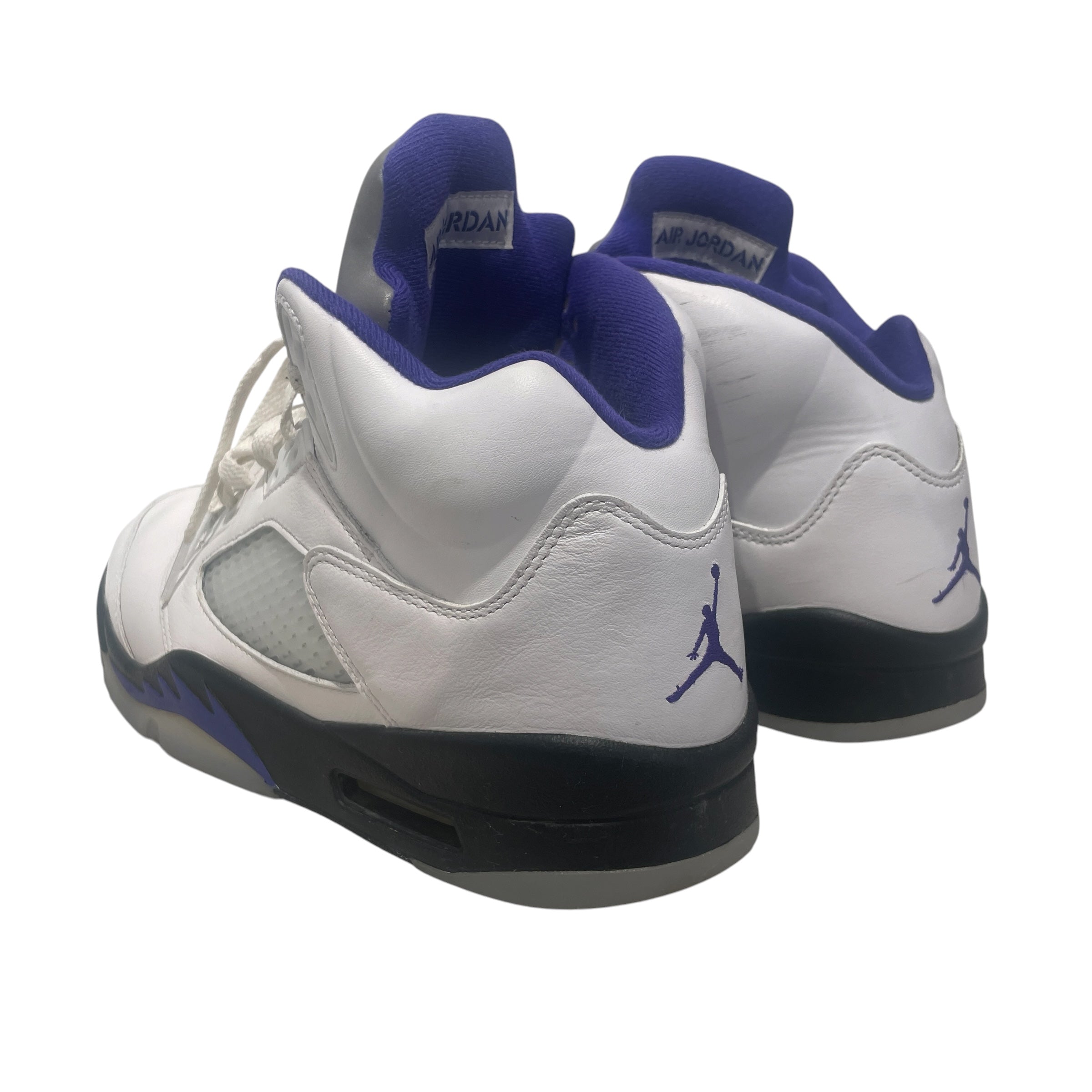 JORDAN BRAND/Hi-Sneakers/US 10.5/Cotton/WHT/RETRO 5 view 2