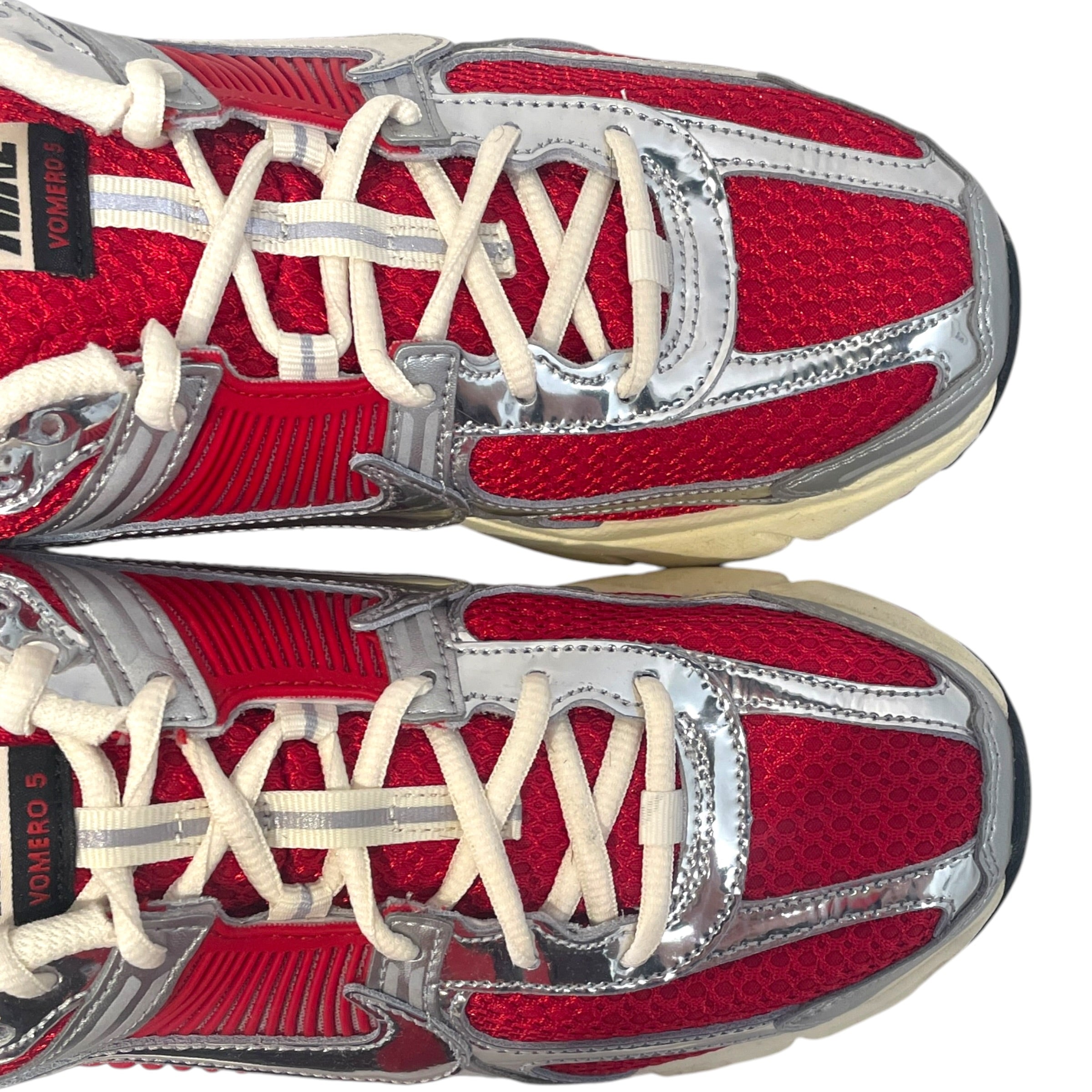 NIKE/Low-Sneakers/US 10/SLV/zoom vomeros gym red view 4