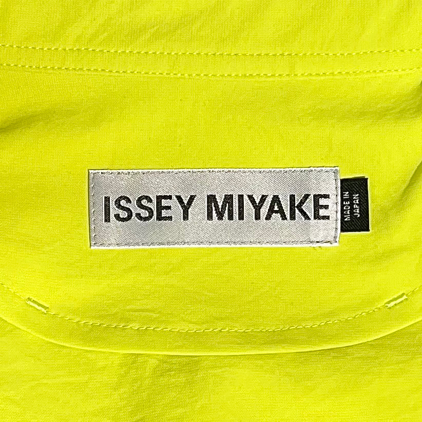 ISSEY MIYAKE/Jumpsuits/2/Polyester/YEL/zip 3/4sleevepoofy highlighter view 5