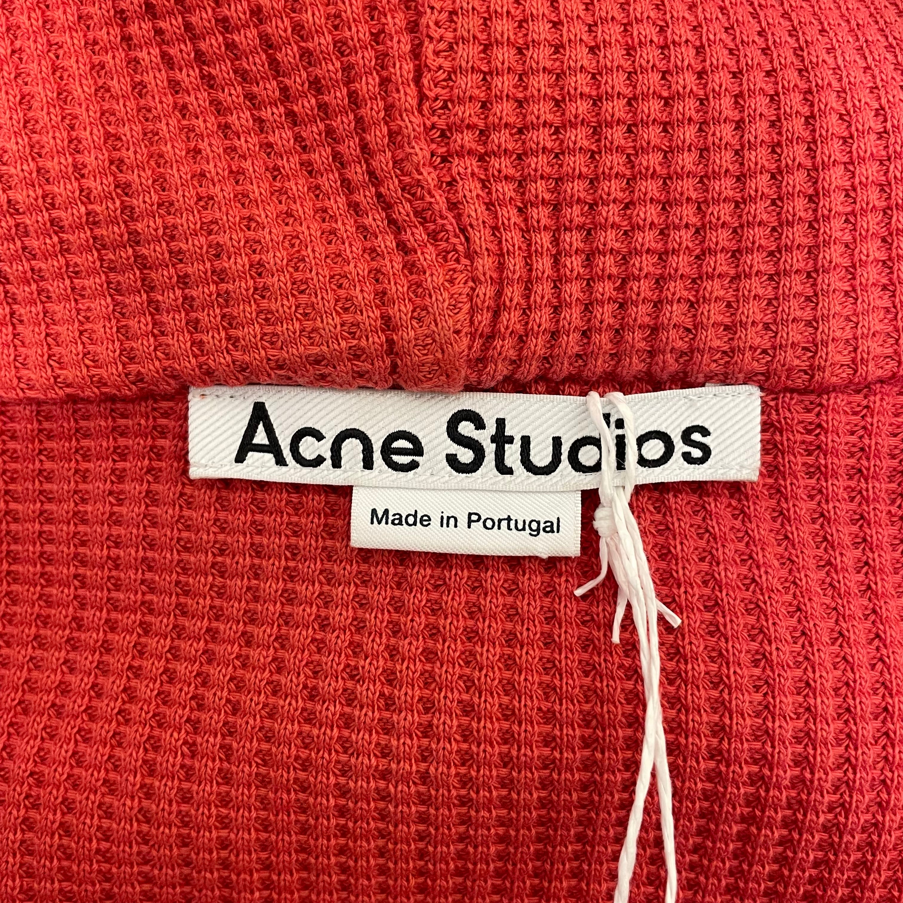 Acne Studios/Zip Up Hoodie/L/Cotton/PNK/SS 26 SPRAYED HOODIE view 3