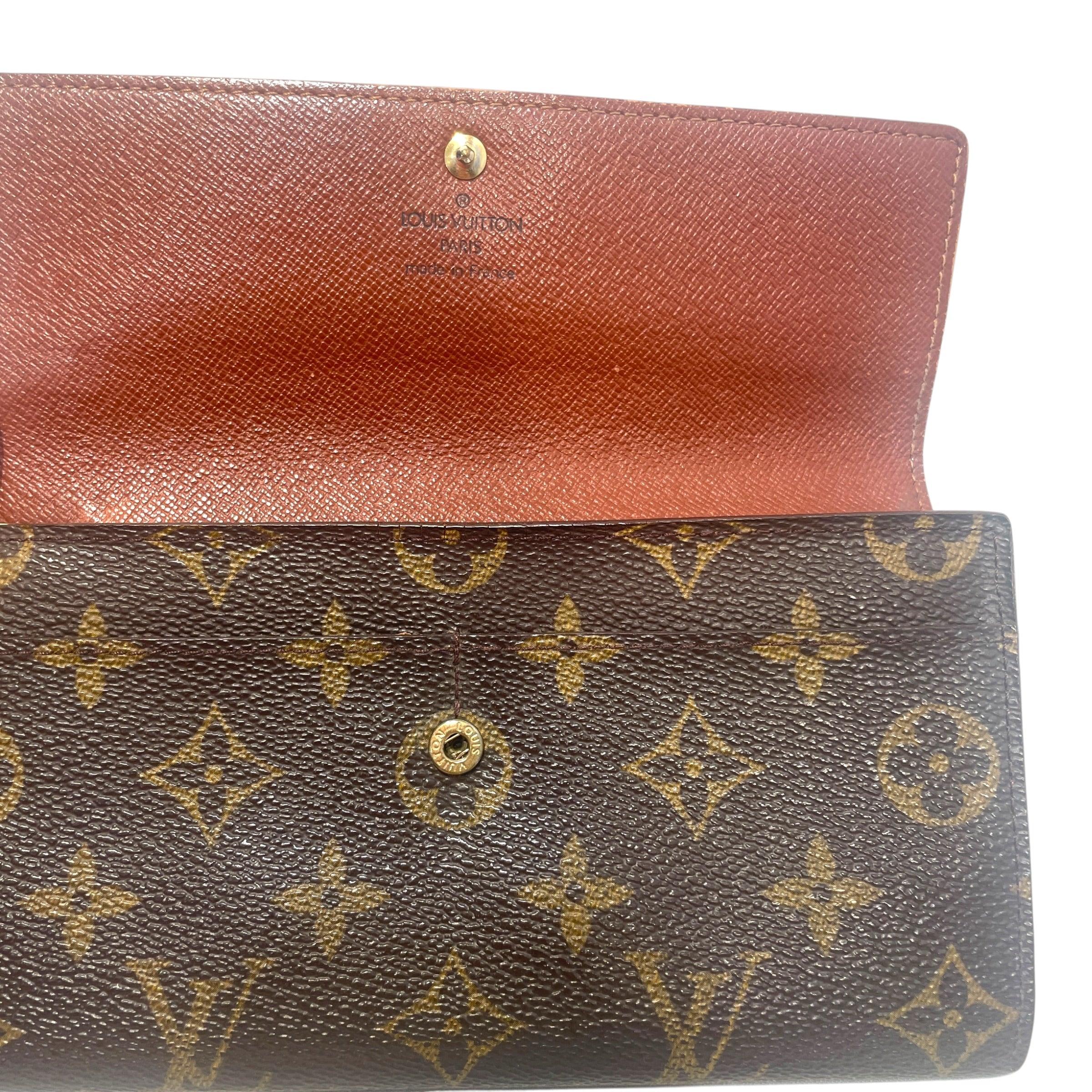 LOUIS VUITTON/Wallet/Monogram/Leather/BRW/L's/Sarah Wallet view 3