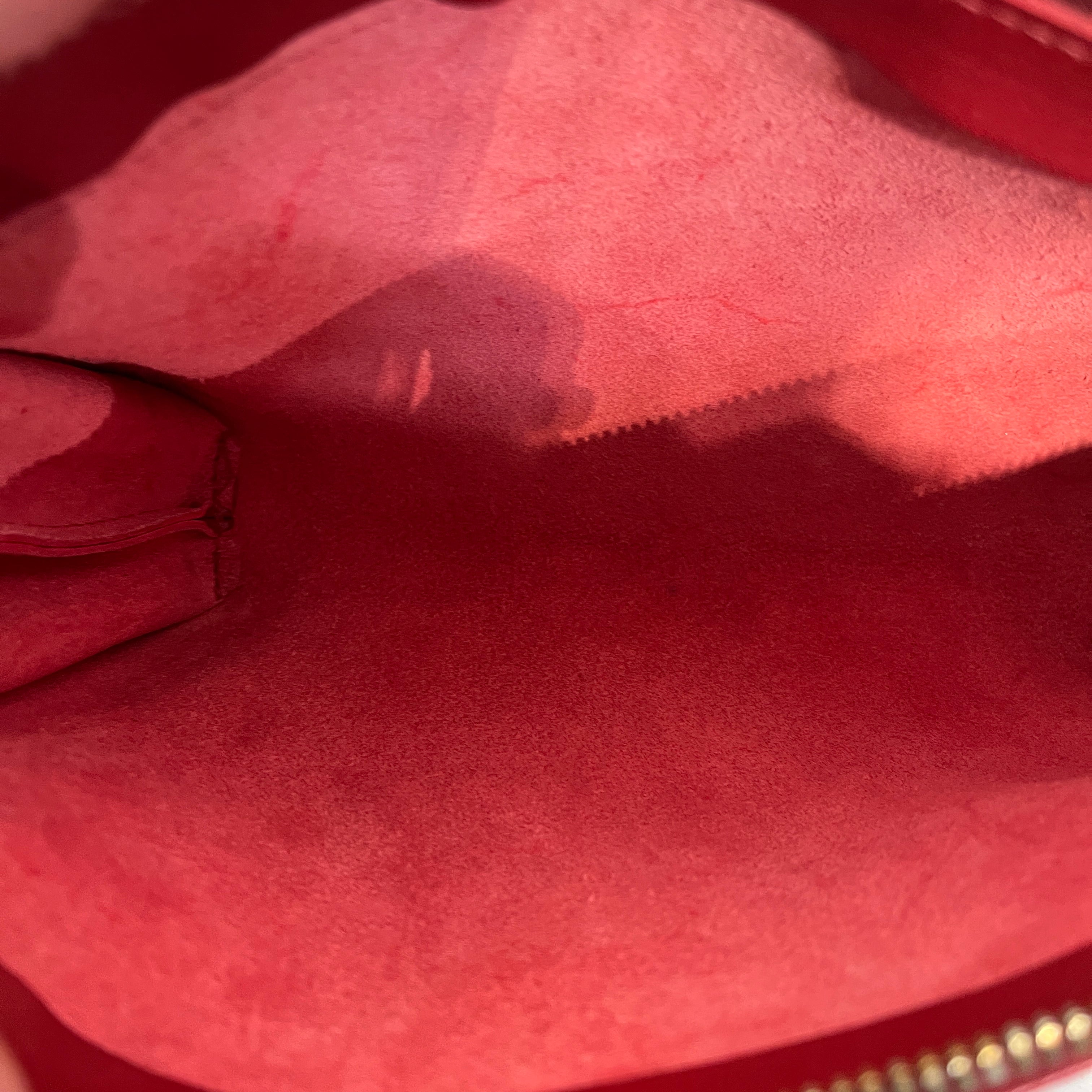 IL BISONTE/Cross Body Bag/Leather/RED/Over Flap view 4