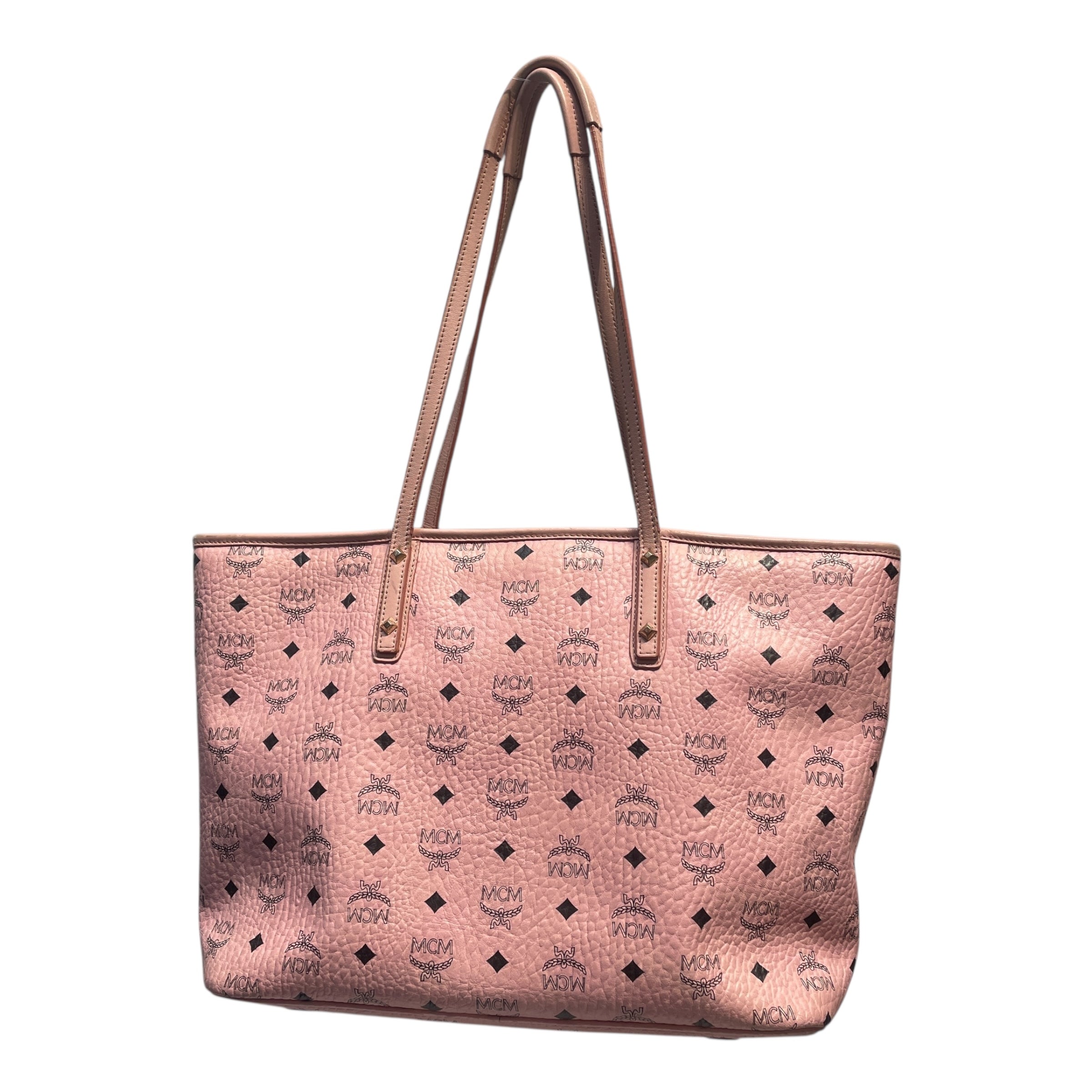 MCM/Bag/Monogram/Faux Leather/PNK/ view 2