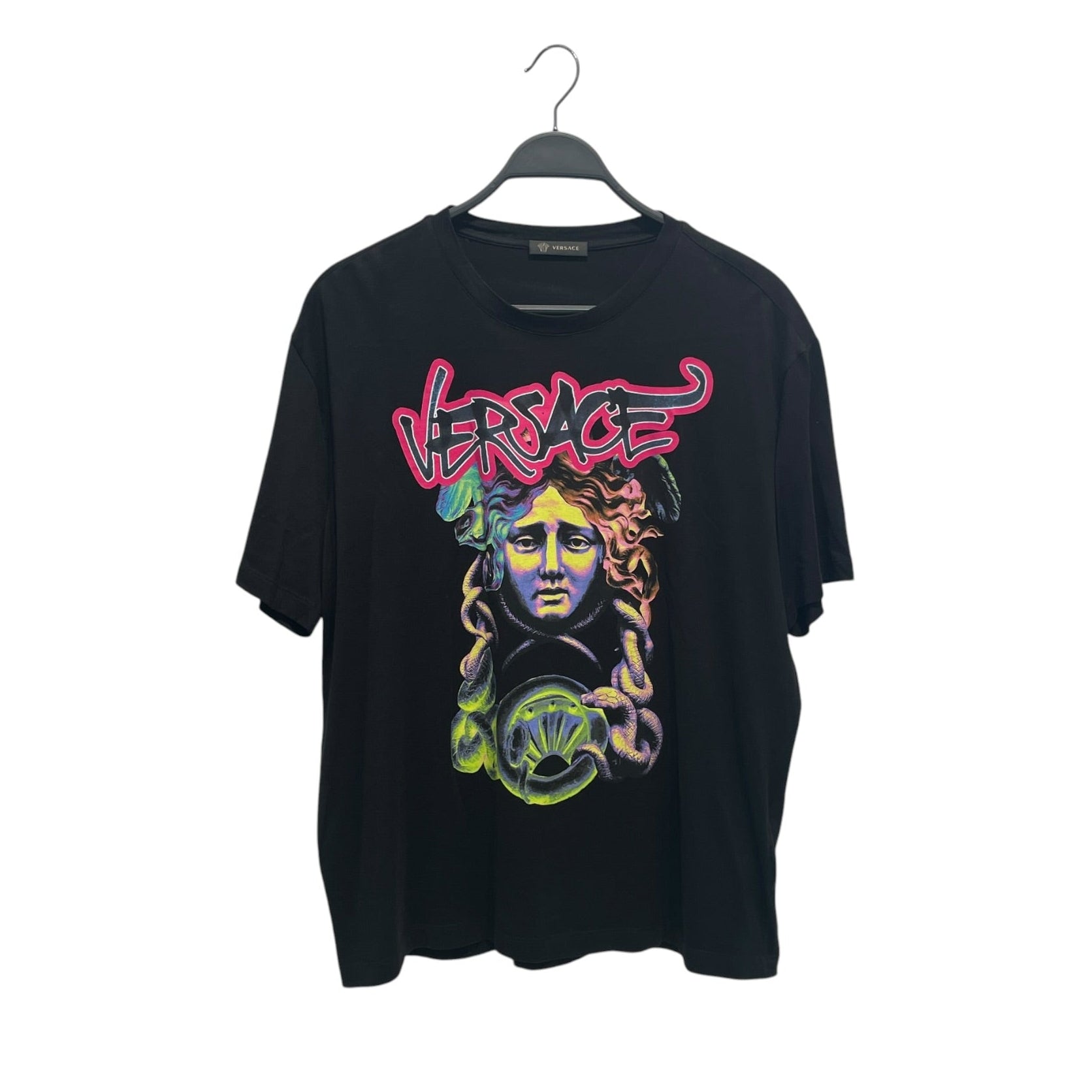 VERSACE/T-Shirt/L/Cotton/BLK/High Neck/ view 1