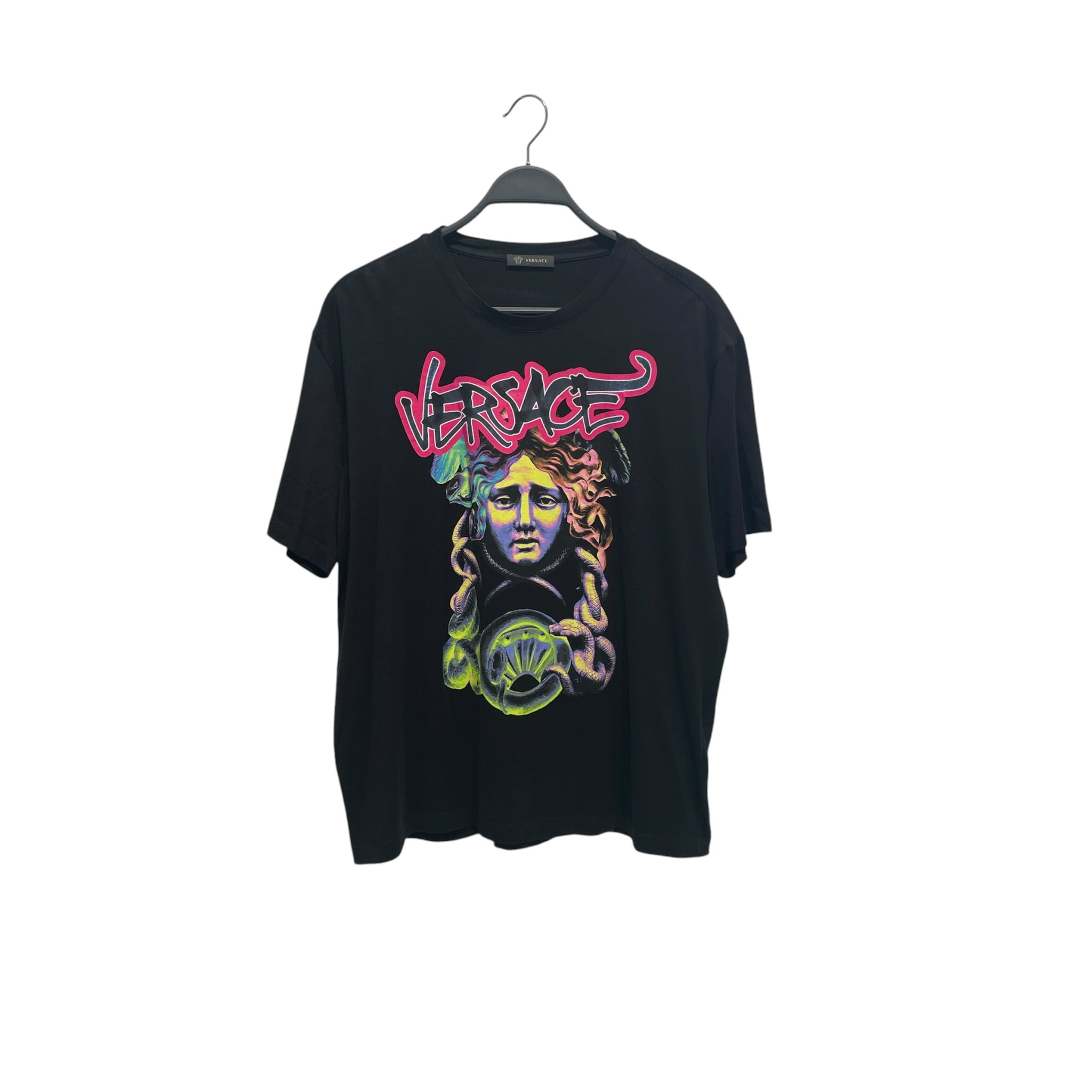 VERSACE/T-Shirt/L/Cotton/BLK/High Neck/ view 1