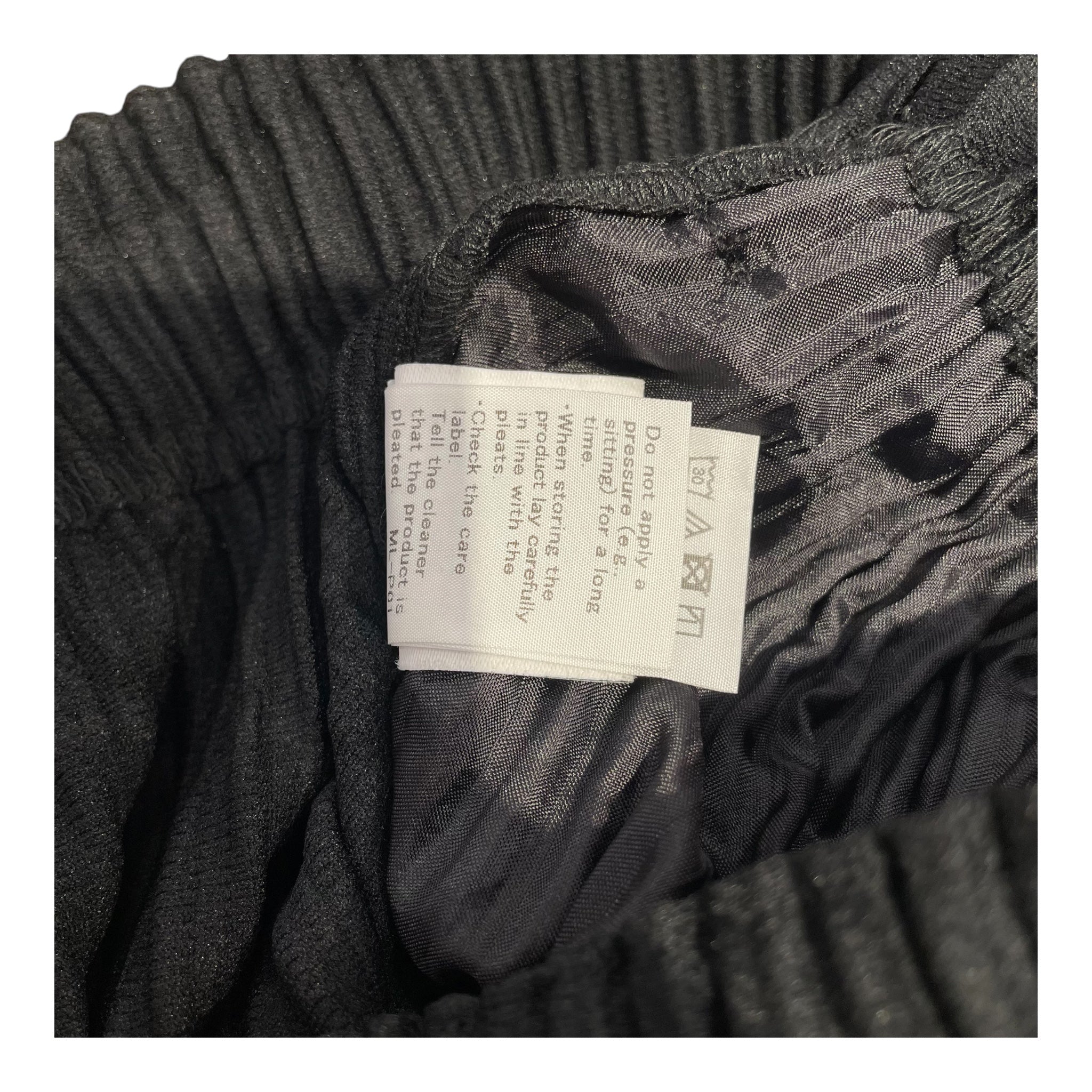 HOMME PLISSE ISSEY MIYAKE/Pants/2/Polyester/BLK/PLAIN PLEATED SLACKS view 5