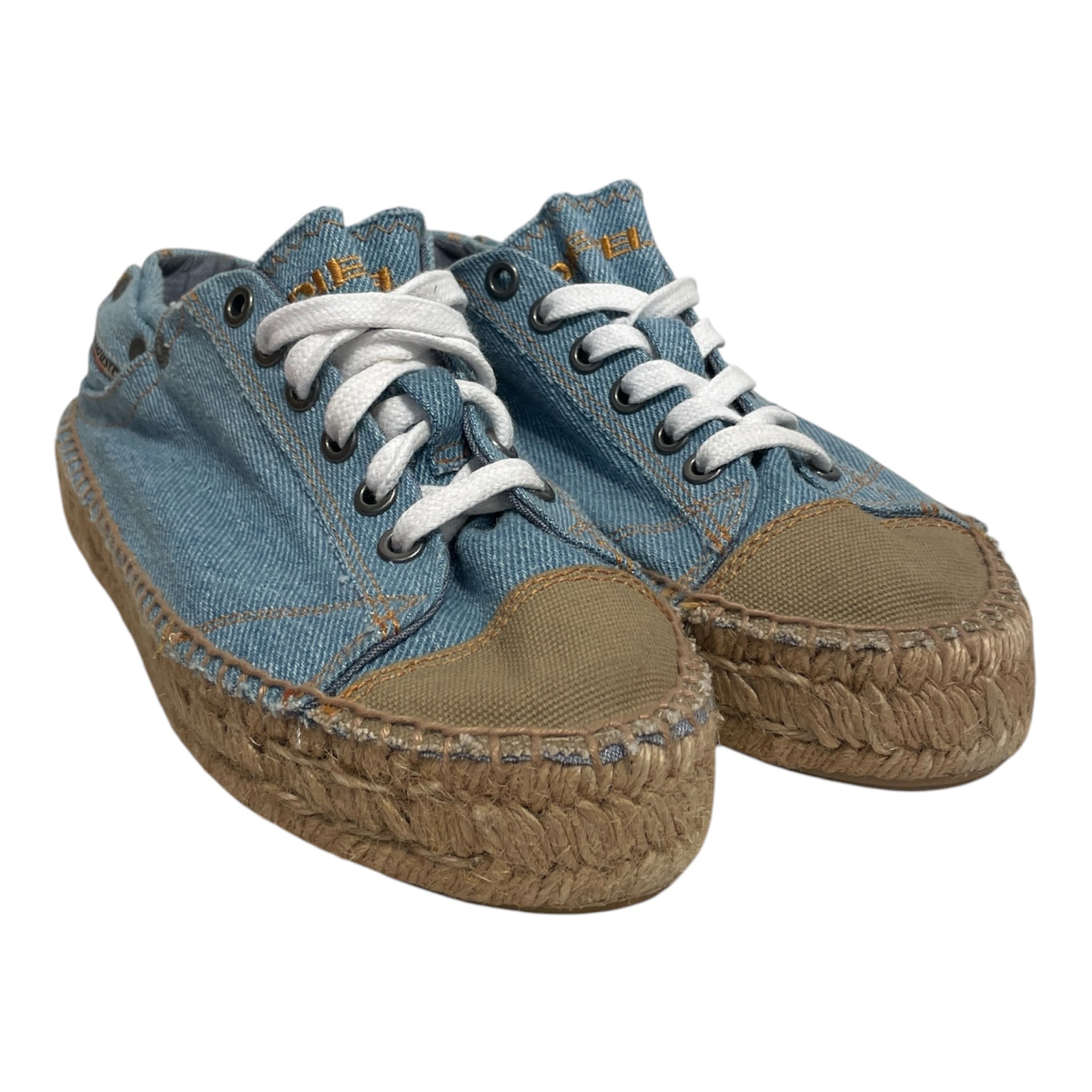 DIESEL/Low-Sneakers/EU 37/Cotton/IDG/denim view 1