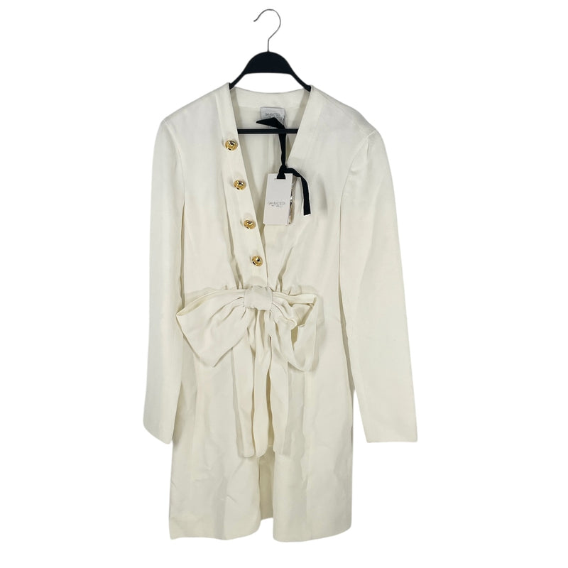 GIAMBATTISTA VALLI/Trench Coat/42/WHT/bow