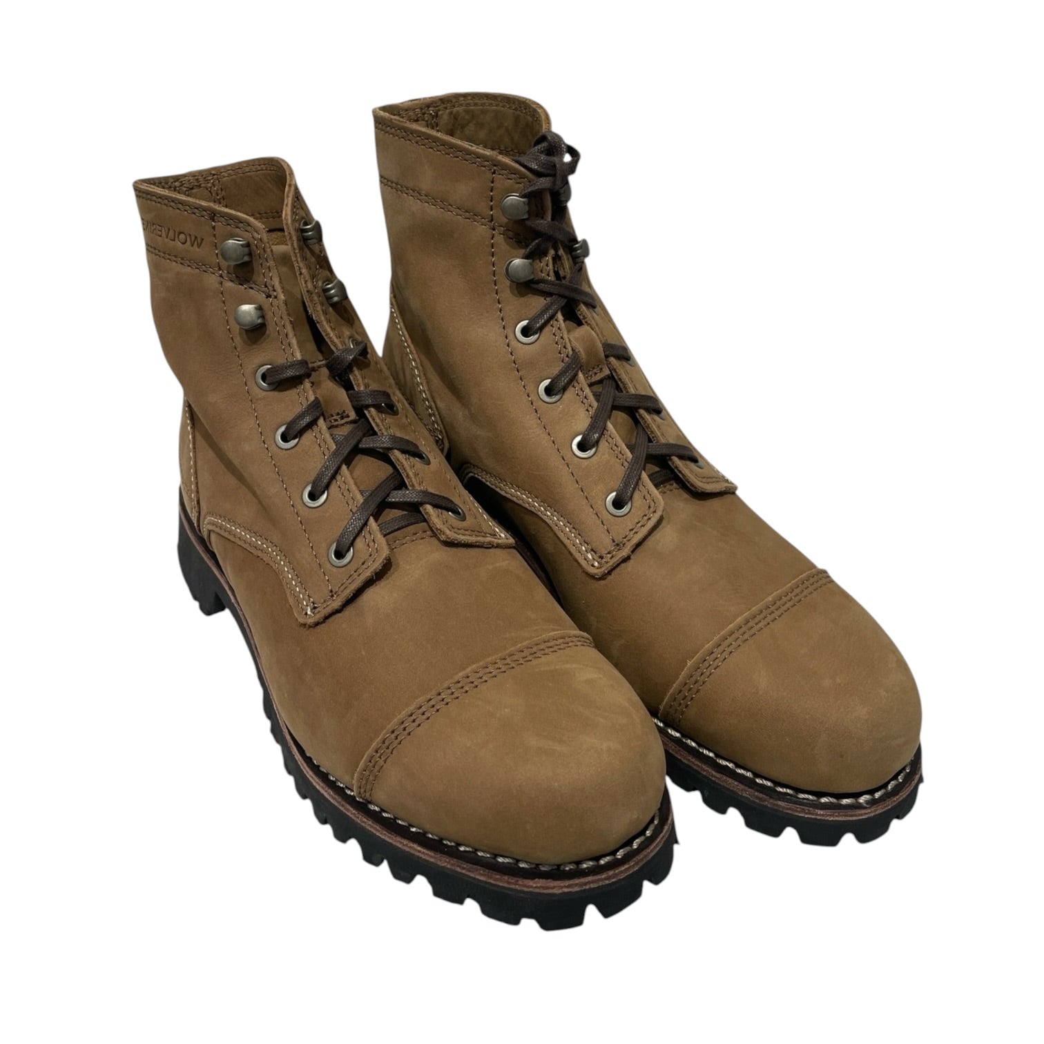WOLVERINE/Lace Up Boots/US 9.5/Leather/CML/W990222 1000 mile view 1