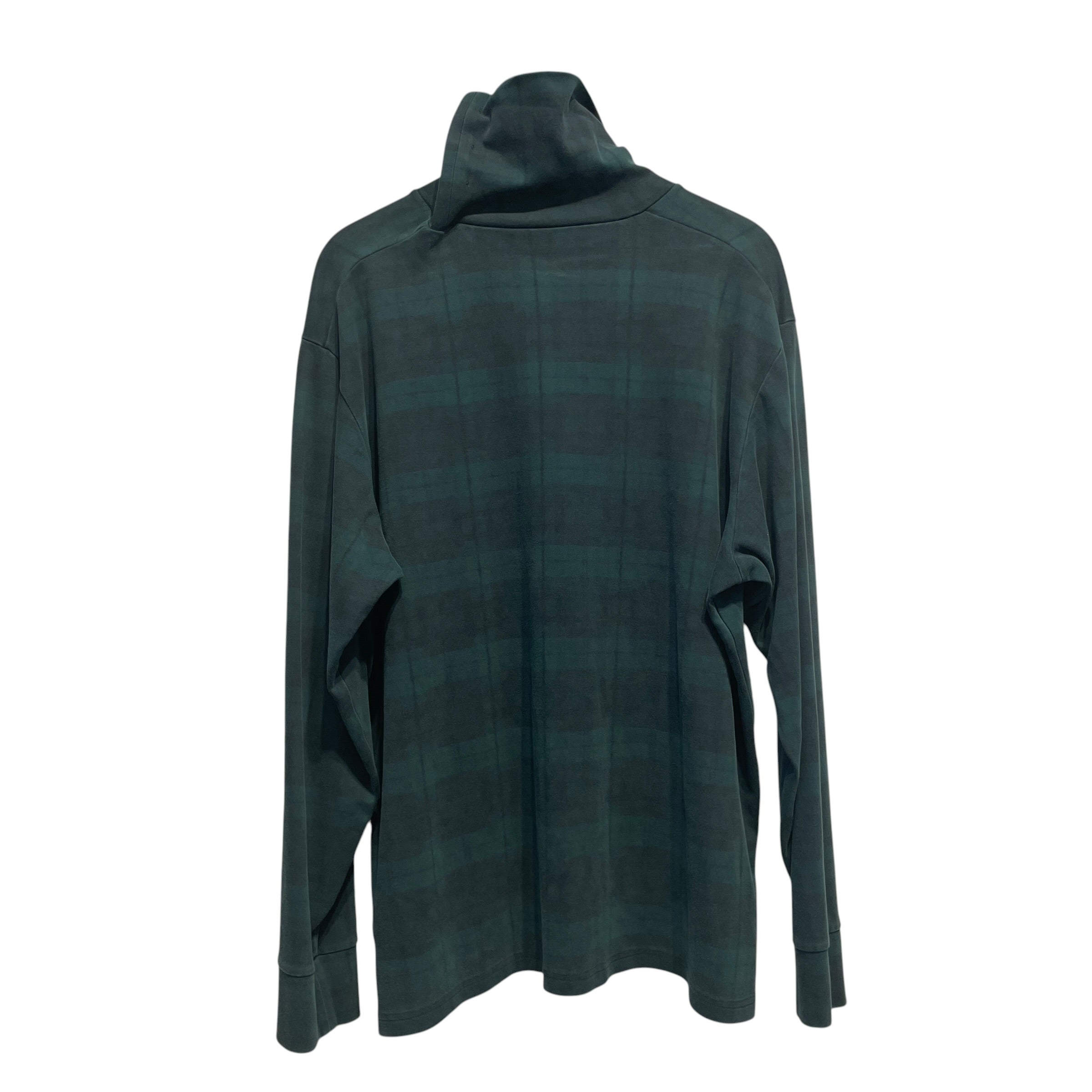 KITH/Sweater/XXL/Cotton/GRN/L/S MOCK NECK PLAID BLK/GRN view 2