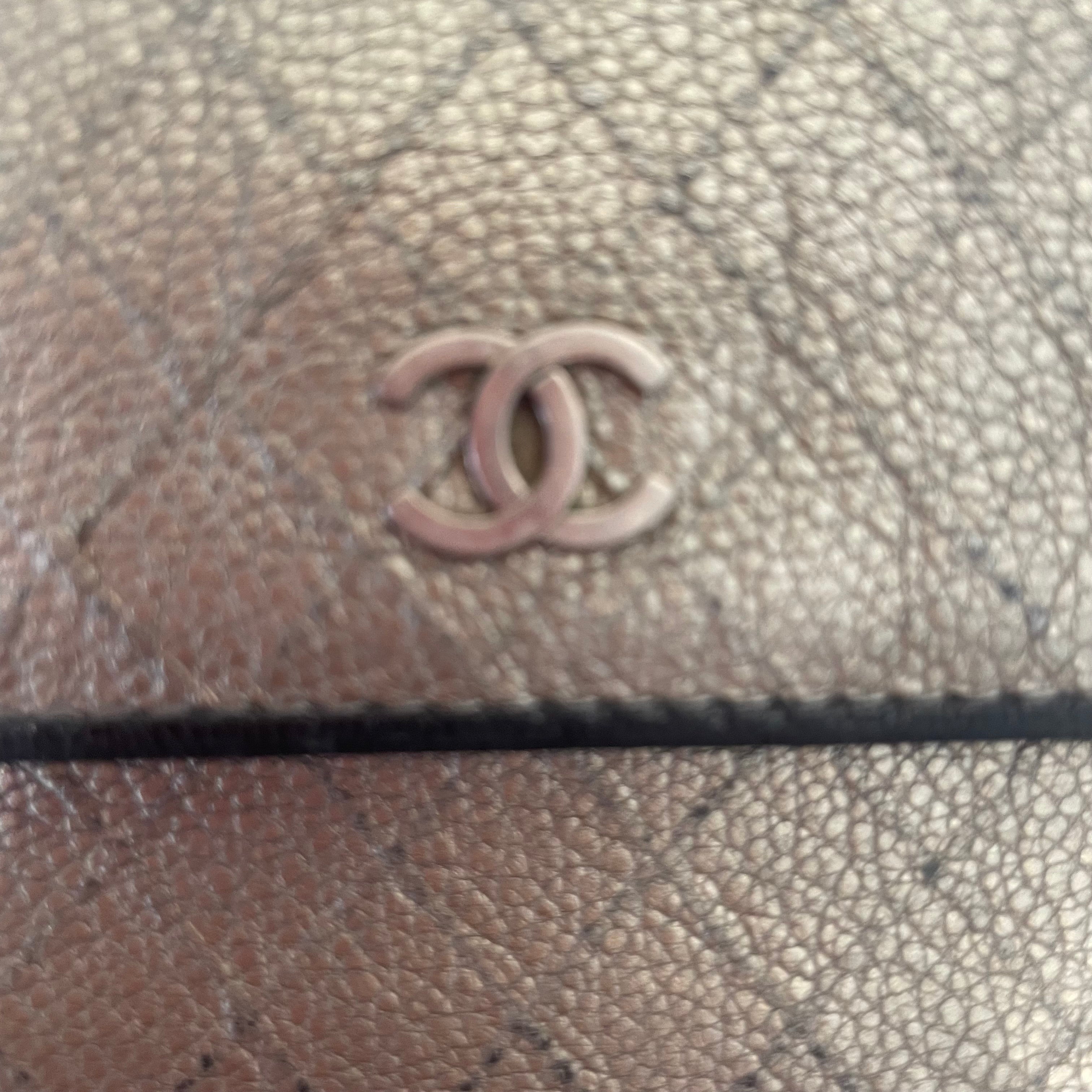 CHANEL/Long Wallet/Leather/GRY/L's/Chanel Long Wallet Silver view 5
