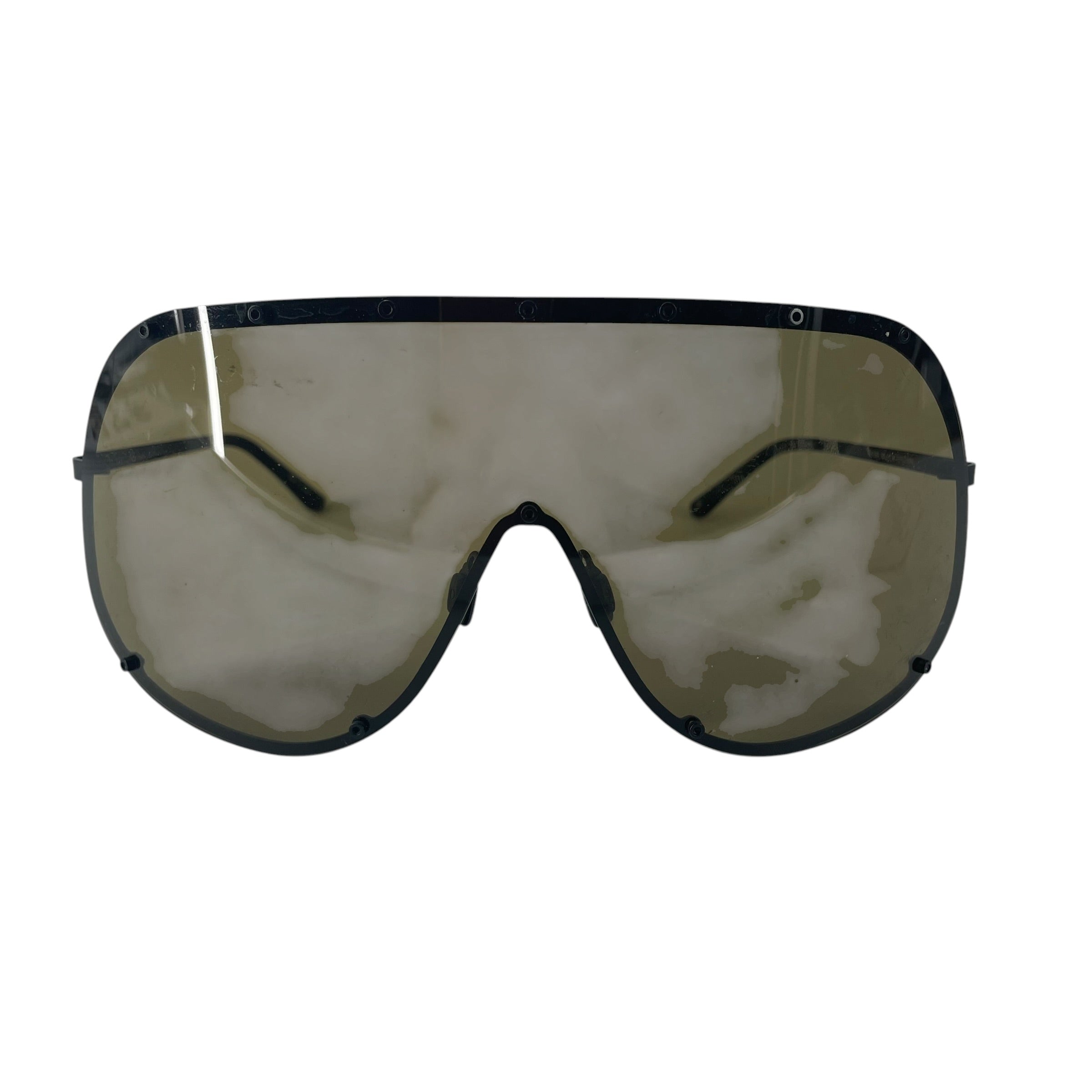 Rick Owens/Sunglasses/Plastic/BLK/SHIELD FRAME view 1