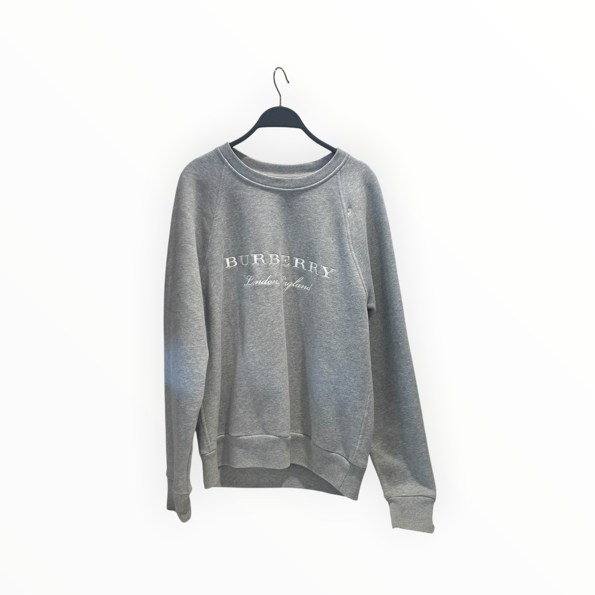 BURBERRY LONDON/Sweatshirt/M/Cotton/GRY/JUMPER view 1