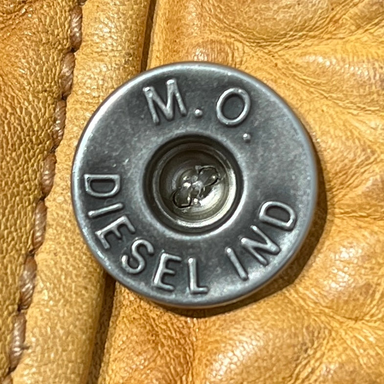 DIESEL/Leather Jkt/S/Leather/CML/ZIPPER&BUTTONS/GRAPHIC INSIDE view 3