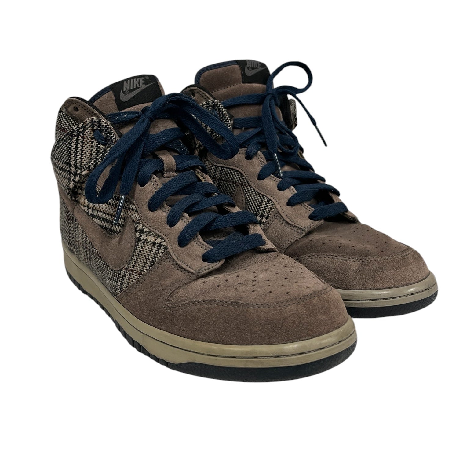 NIKE/DUNK HIGH PREMIUM/Hi-Sneakers/US 9/Plaid/MLT/306968-003 view 1