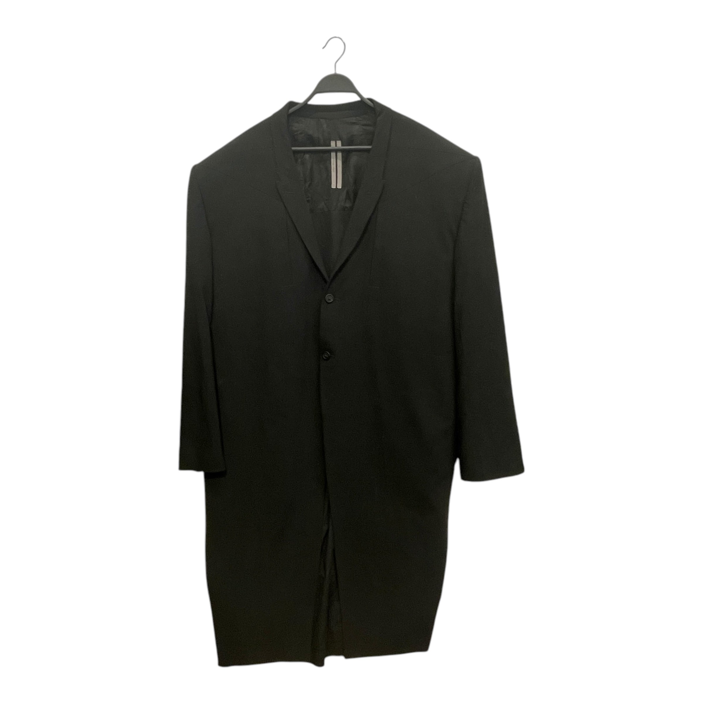 Rick Owens/Trench Coat/44/Wool/BLK/FW21 GETHSEMANE JUMBO TATLIN view 1
