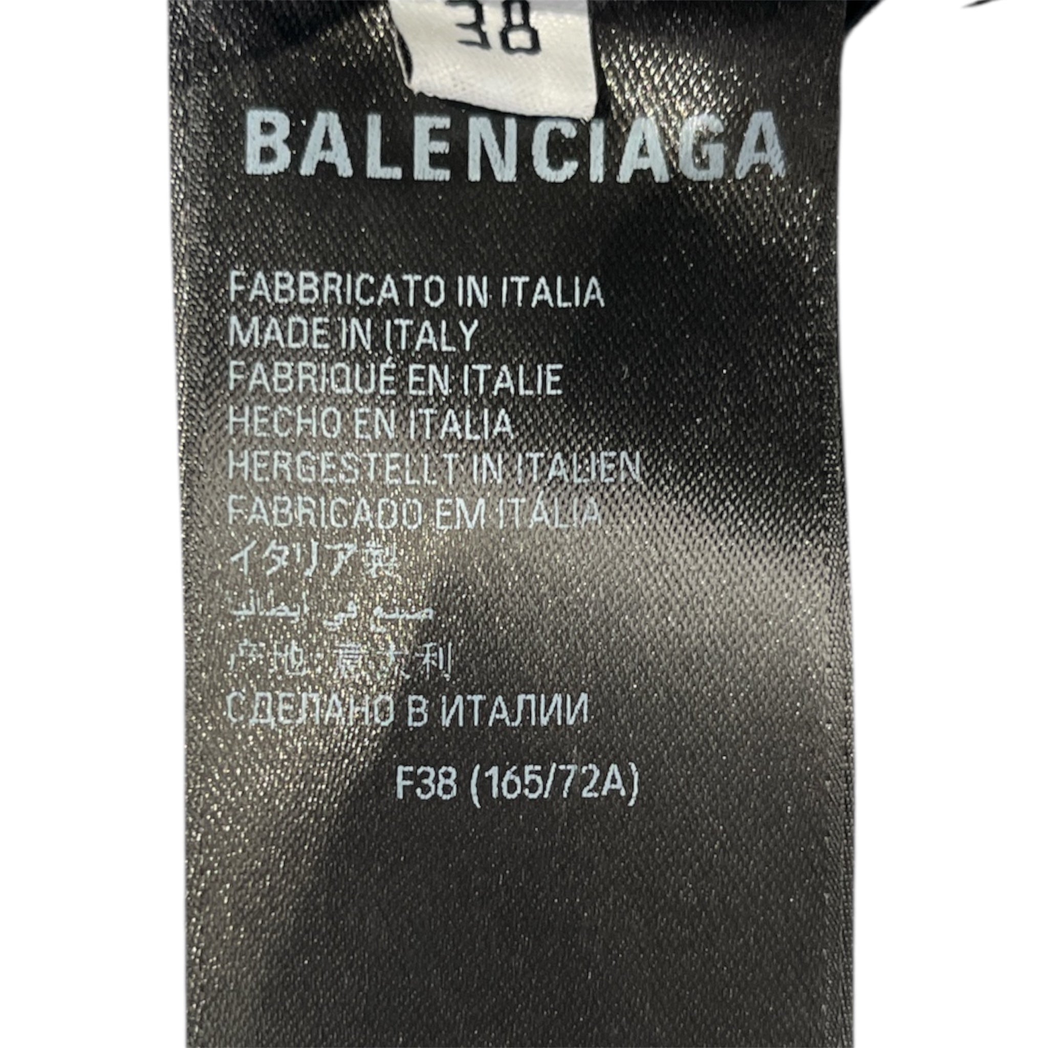 BALENCIAGA/Skirt/38/Denim/BLK/ view 4