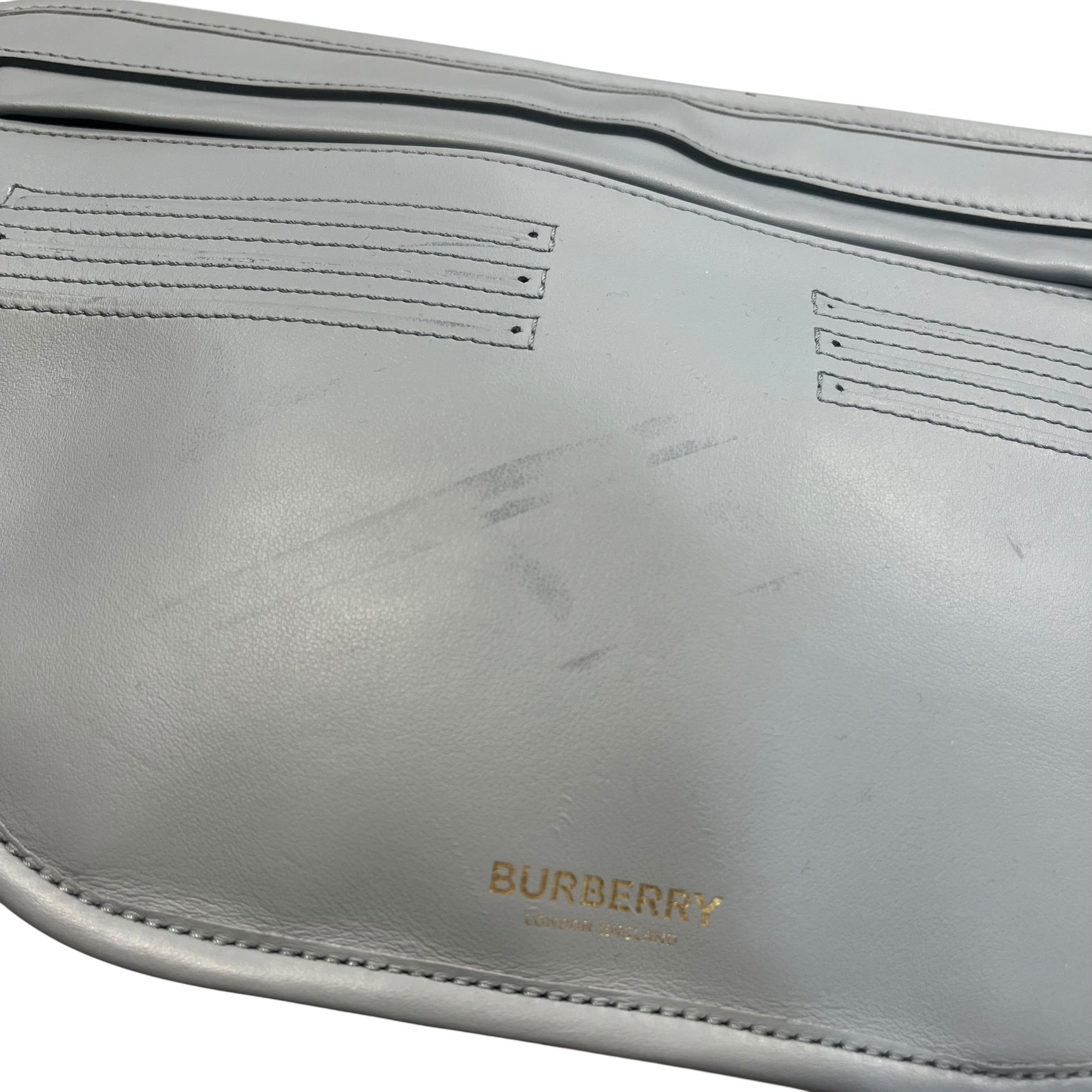 BURBERRY/Fanny Pack/FREE/Leather/GRY/SLIT POCKETS, 40809323 view 3