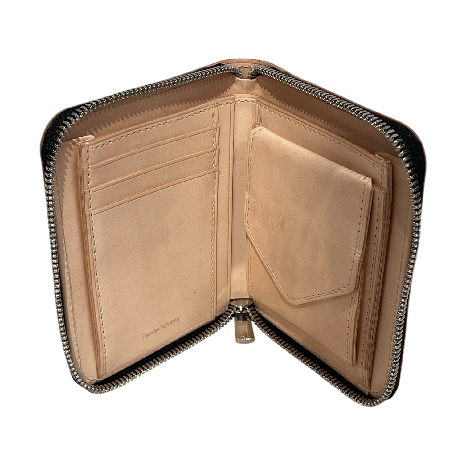 Hender Scheme/Coin Wallet/Leather/BLK/ZIP CLOSURE WALLET view 4