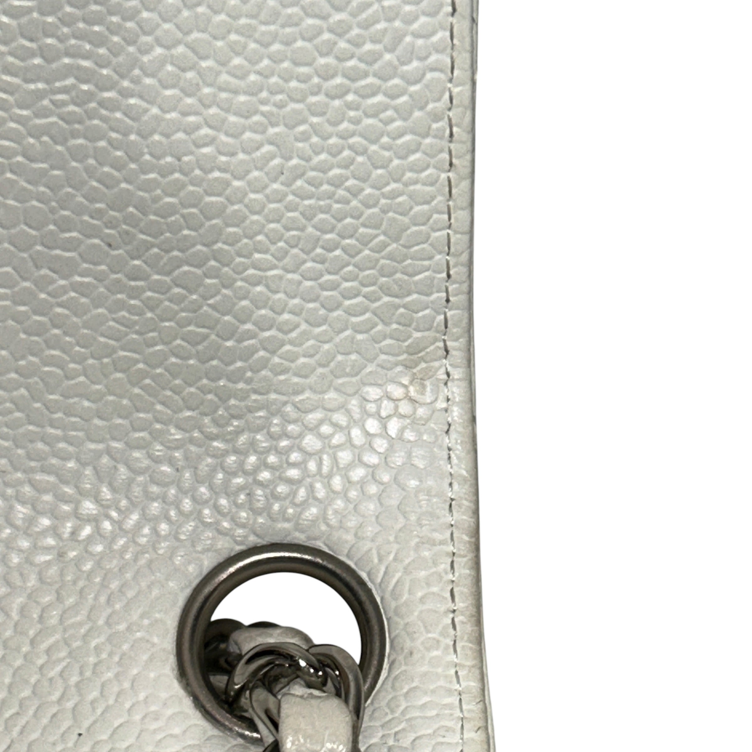 CHANEL/Bag/WHT/Mini Caviar Flap view 7