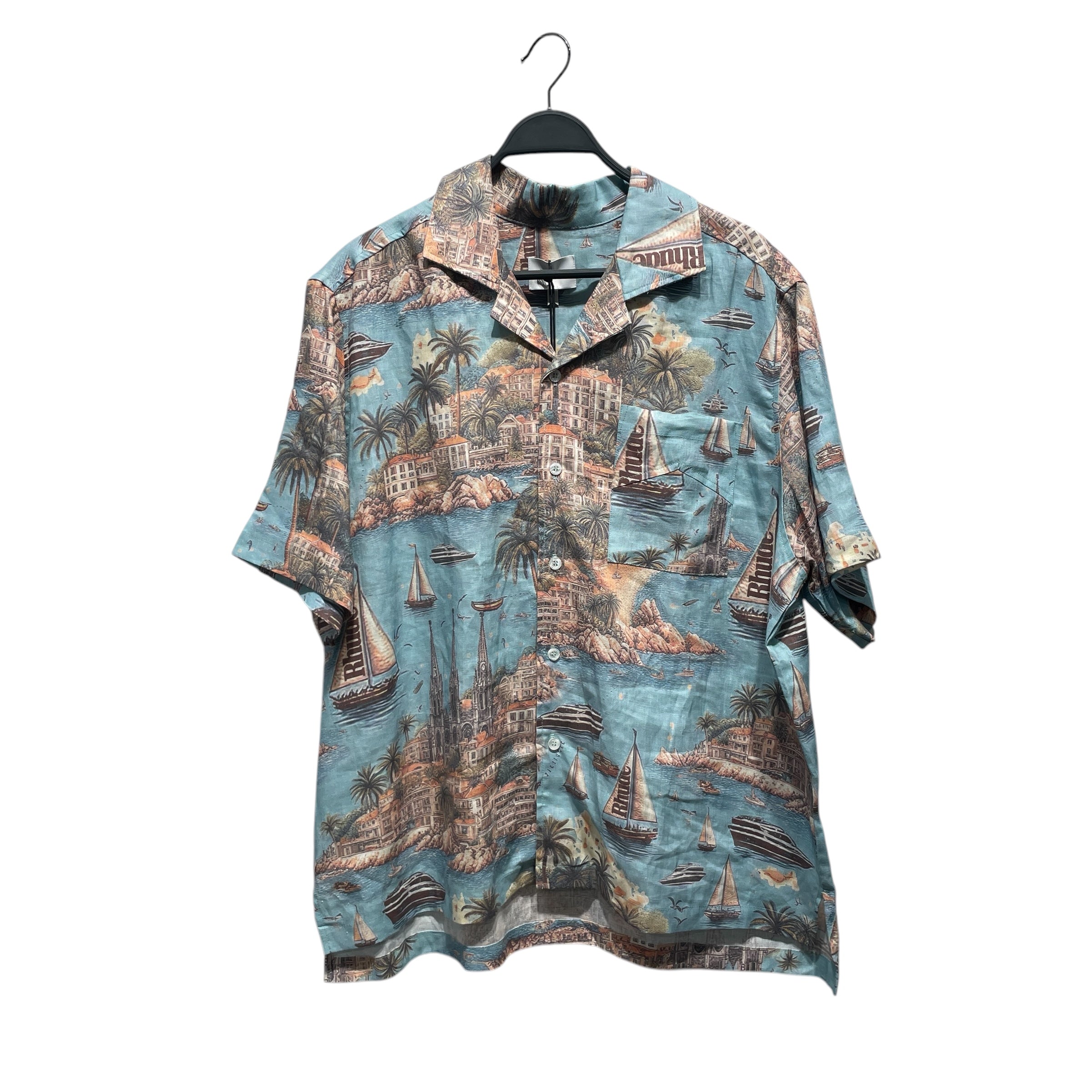 RHUDE/Hawaiian Shirt/XXL/Cotton/MLT/All Over Print/ view 1