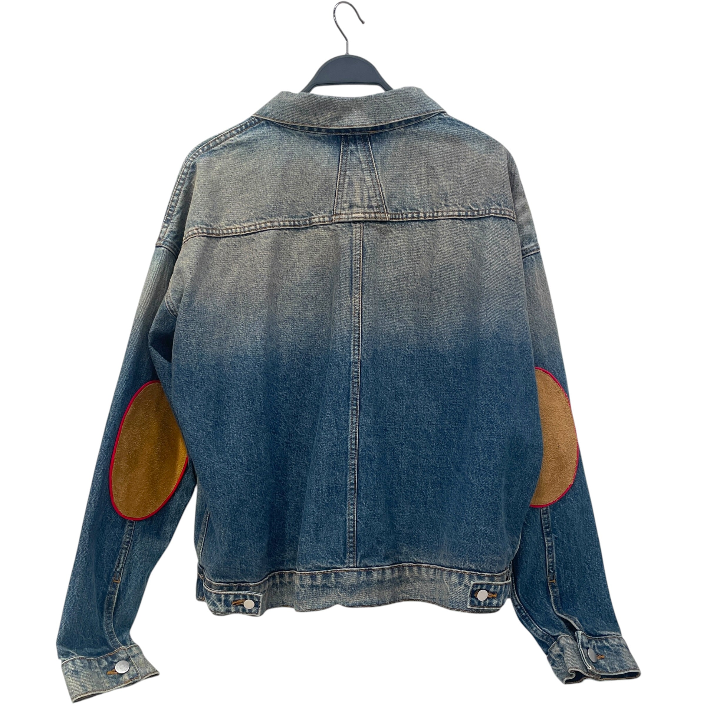 RHUDE/Denim Jkt/S/Denim/NVY/Suede Elbow Patches view 3