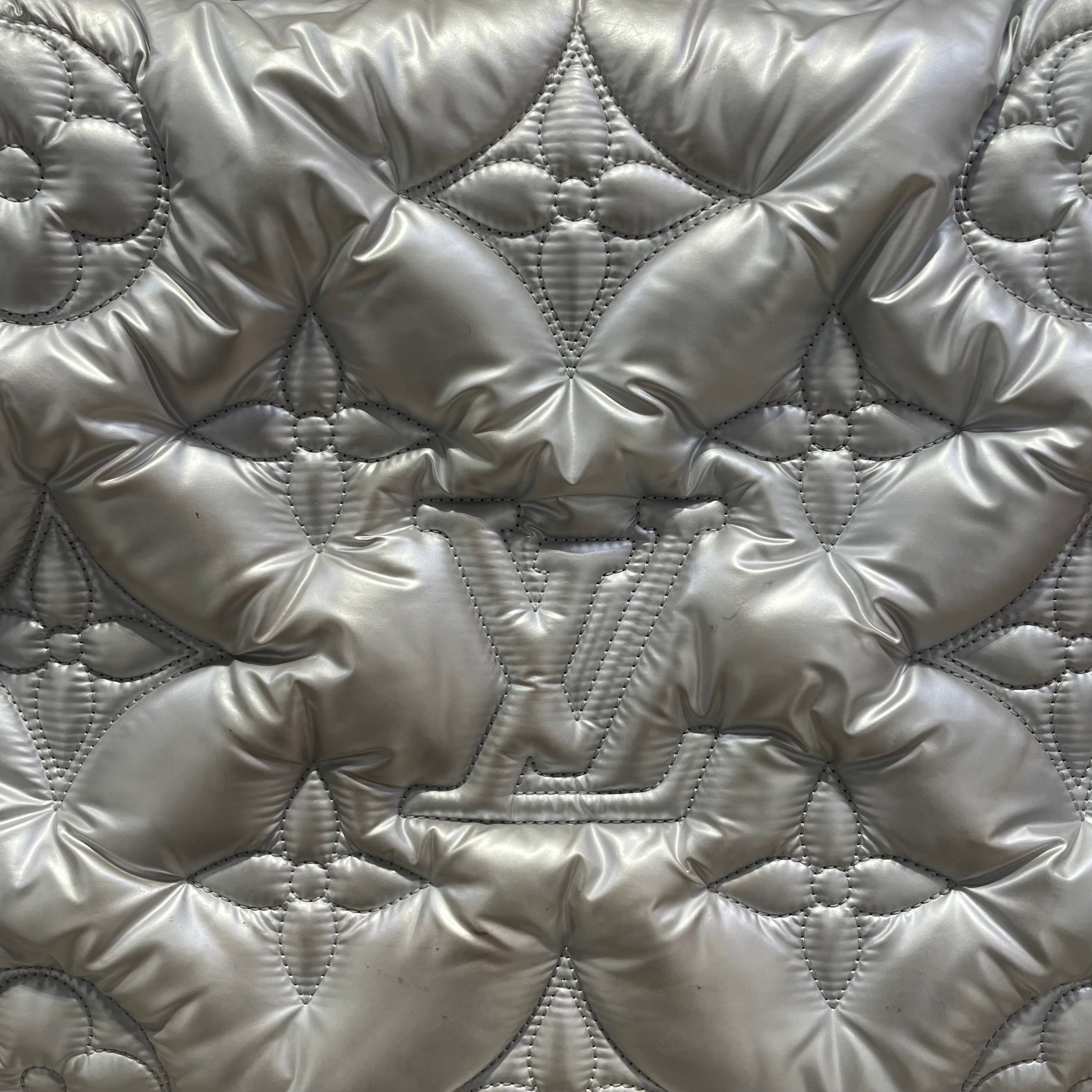 LOUIS VUITTON/Hand Bag/Monogram/Leather/SLV/ECONYL MNOGRAM GM view 3