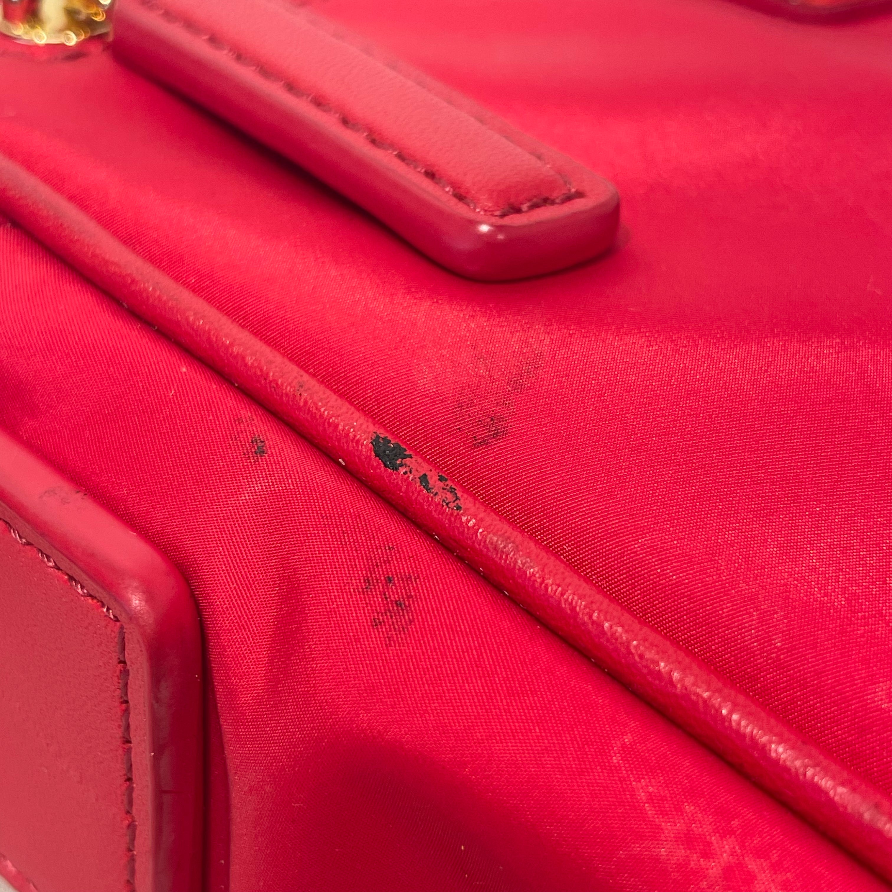 MCM/Cross Body Bag/Monogram/Nylon/RED/ view 6