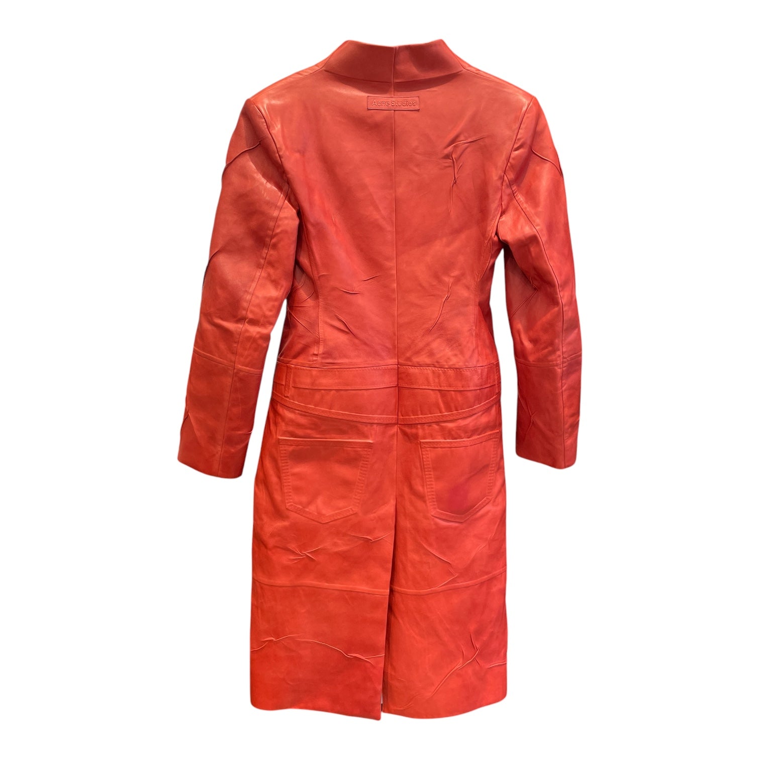 Acne Studios/Leather Jkt/36/Leather/RED/ view 2