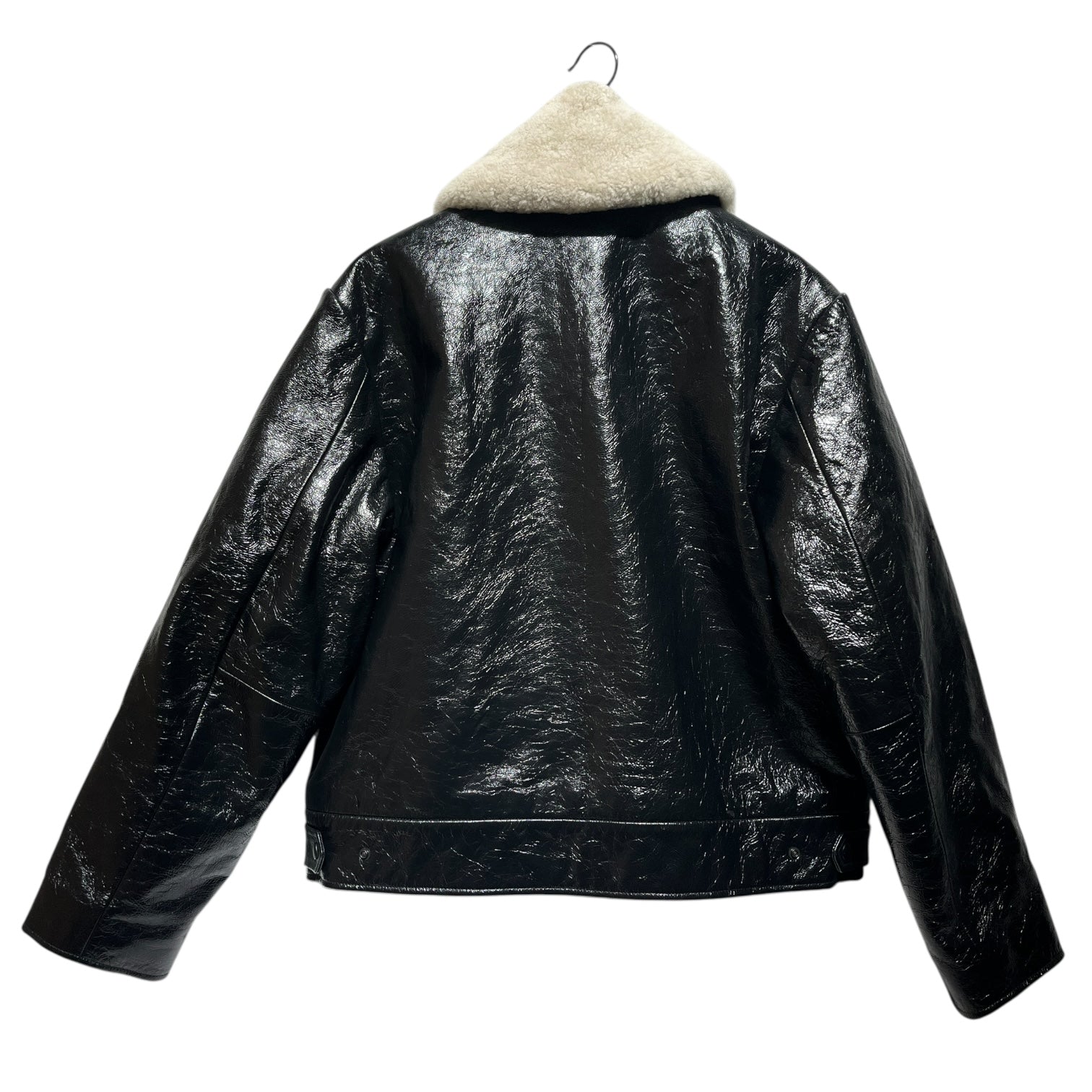 rag & bone/Leather Jkt/XL/Lambskin/BLK/PEELING-LAMB SHEARLING COLLAR view 2