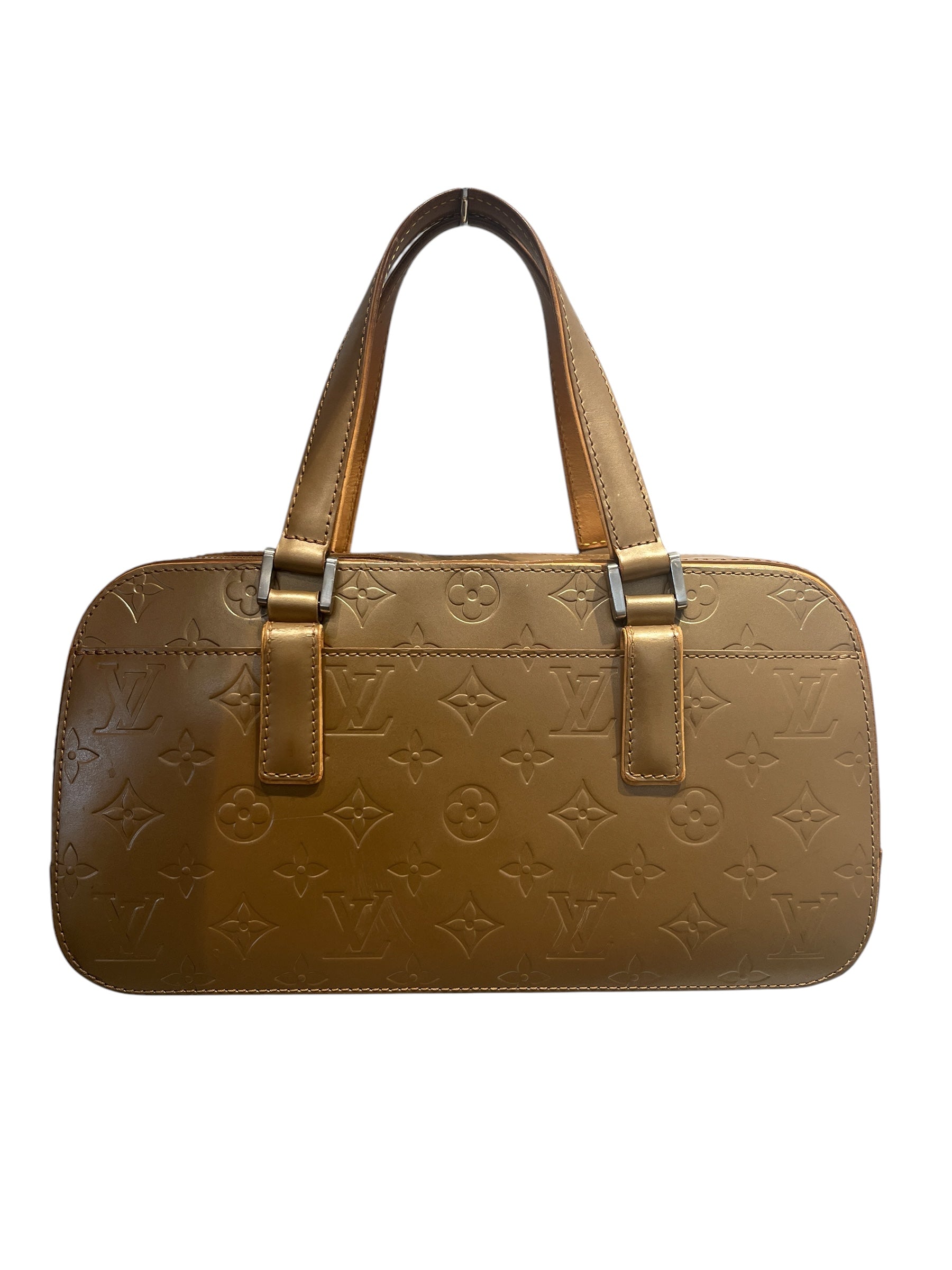 LOUIS VUITTON/Hand Bag/Leather/BEG/LVMONOGRAMSHELTON view 2