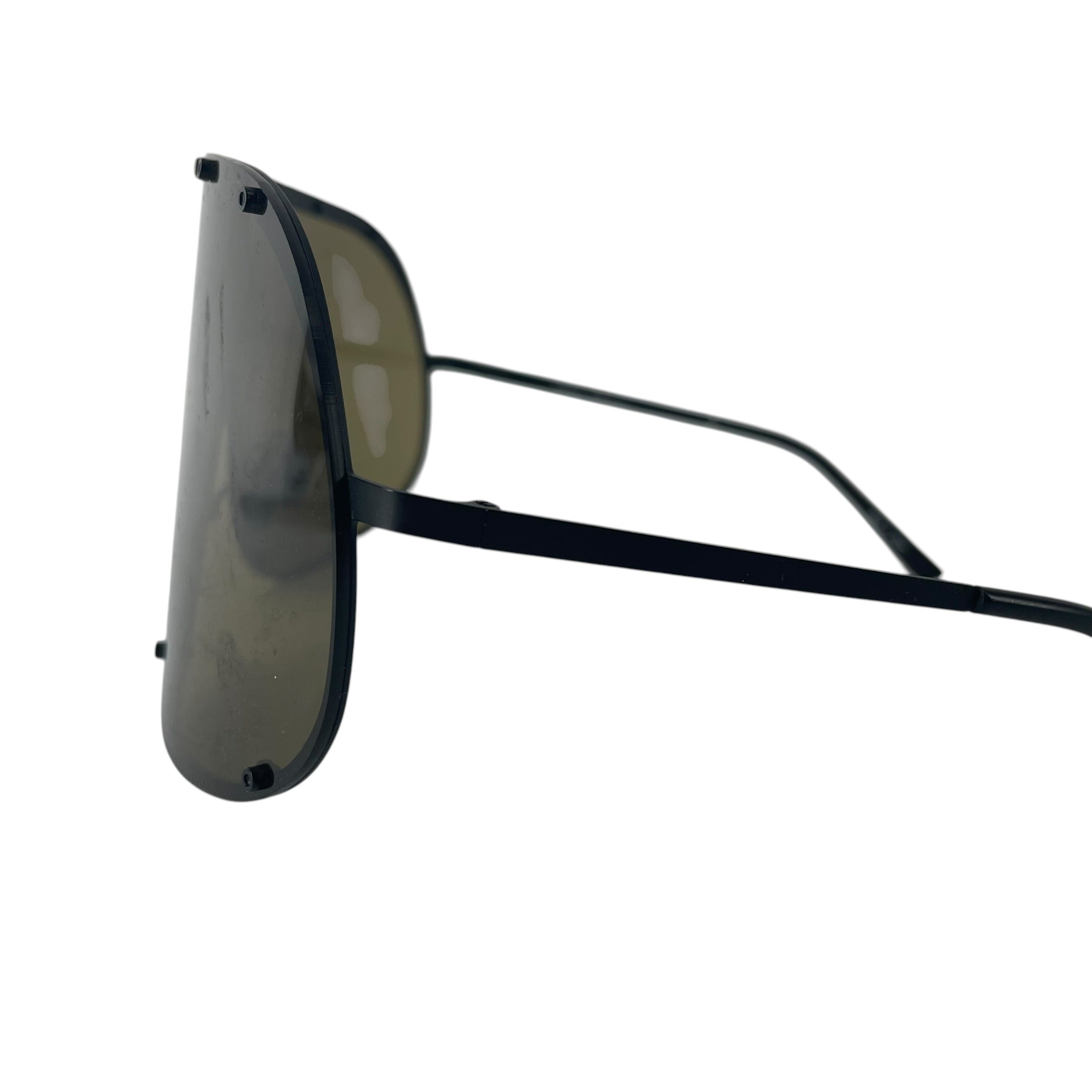 Rick Owens/Sunglasses/Plastic/BLK/SHIELD FRAME view 3